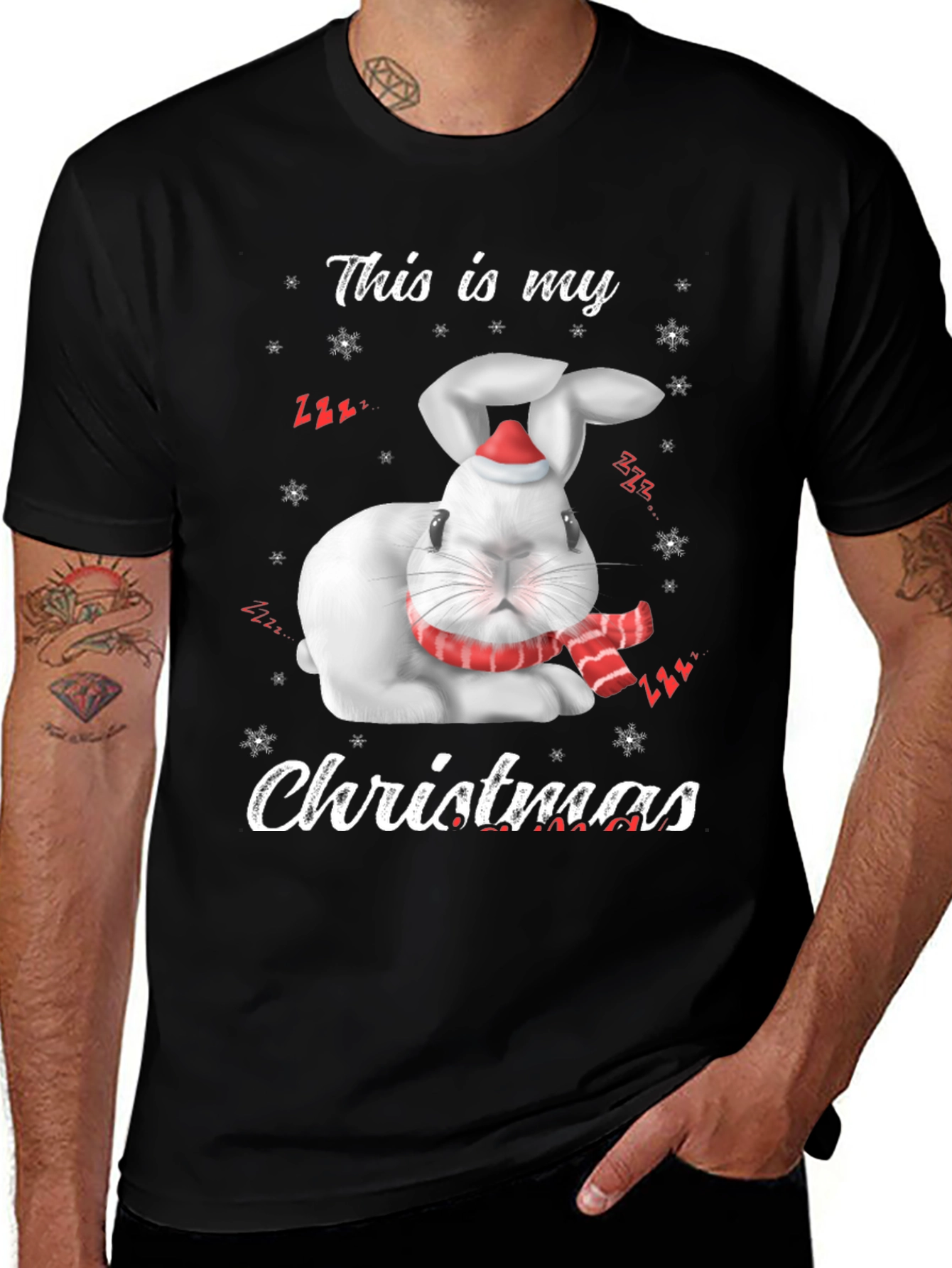 Christmas Rabbit T-Shirt