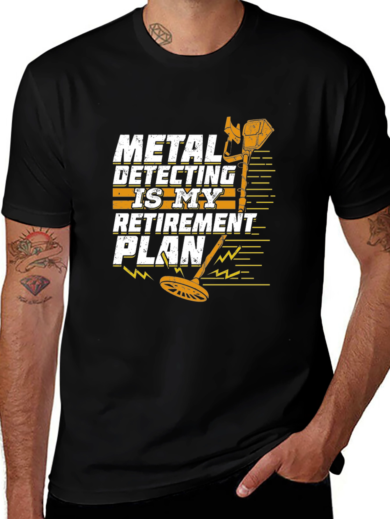 Variant 19 of Metal Detecting Retirement Plan T-Shirt