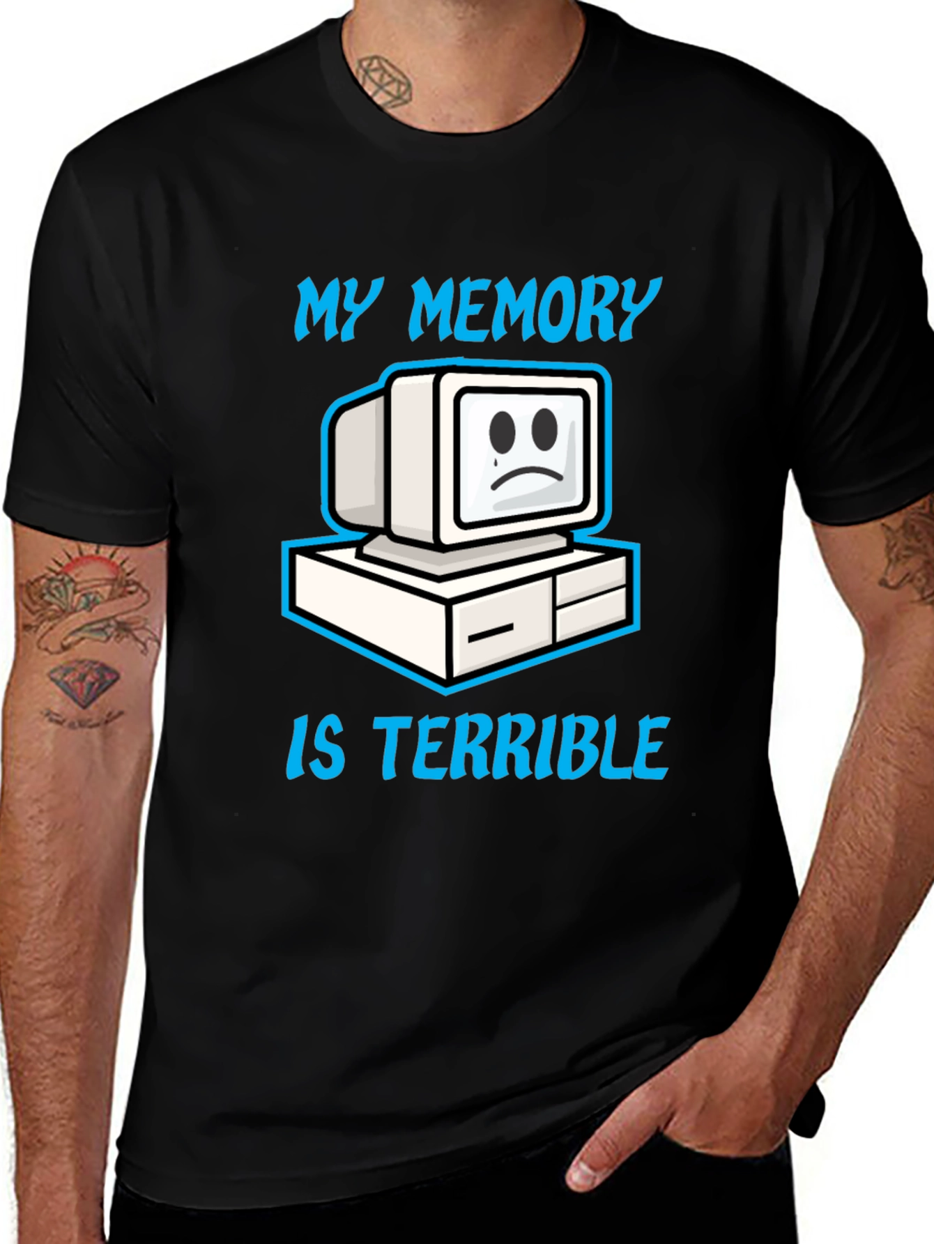 Variant 25 of Funny 'My Memory Is Terrible' Graphic T-Shirt