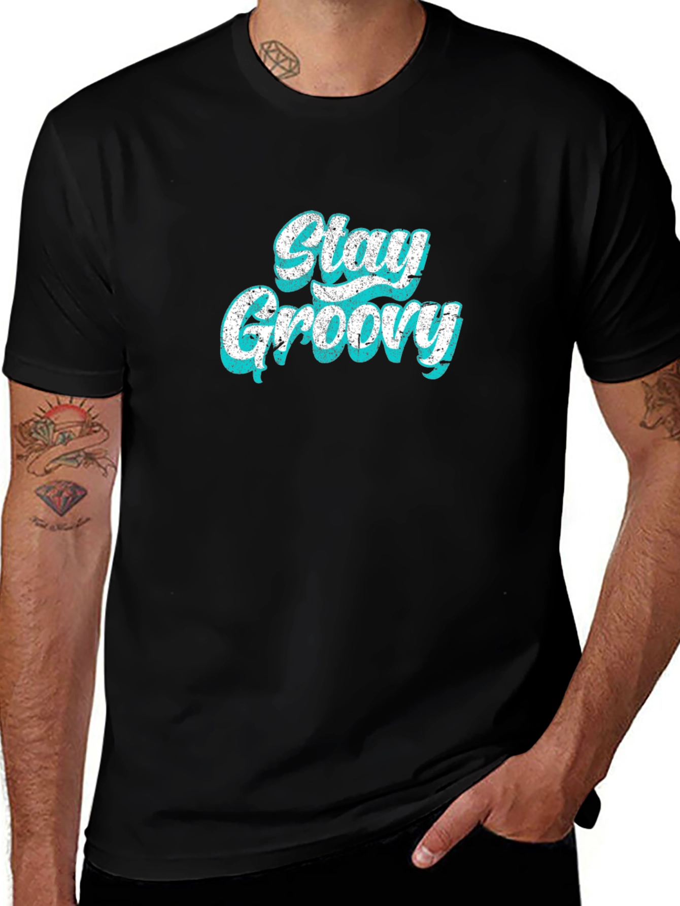 Variant 20 of Stay Groovy Graphic T-Shirt - Retro Style Tee