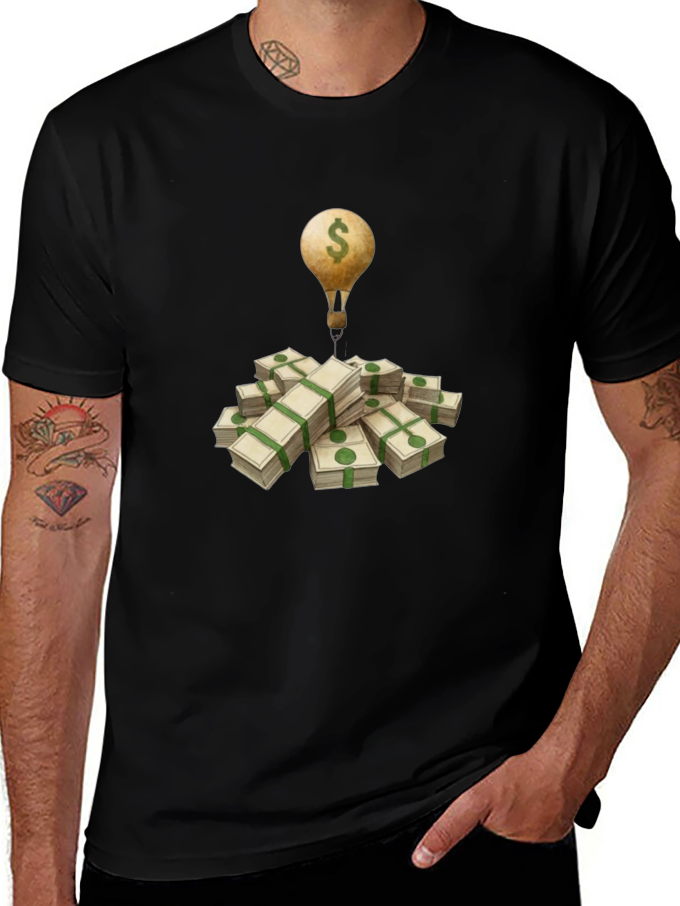 Variant 17 of Money Balloon Graphic Tee