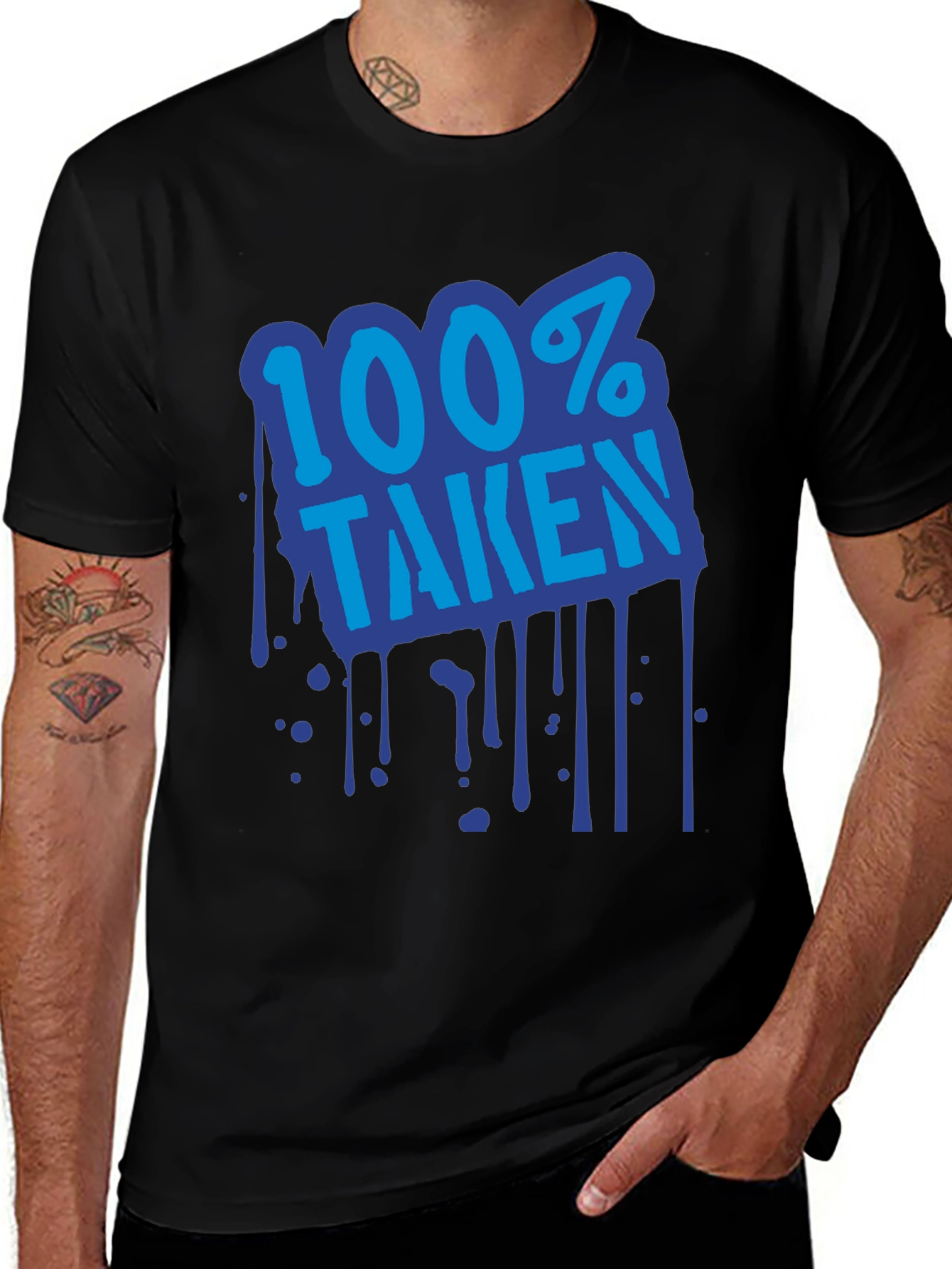 Variant 26 of 100% Taken Graphic Tee - Black