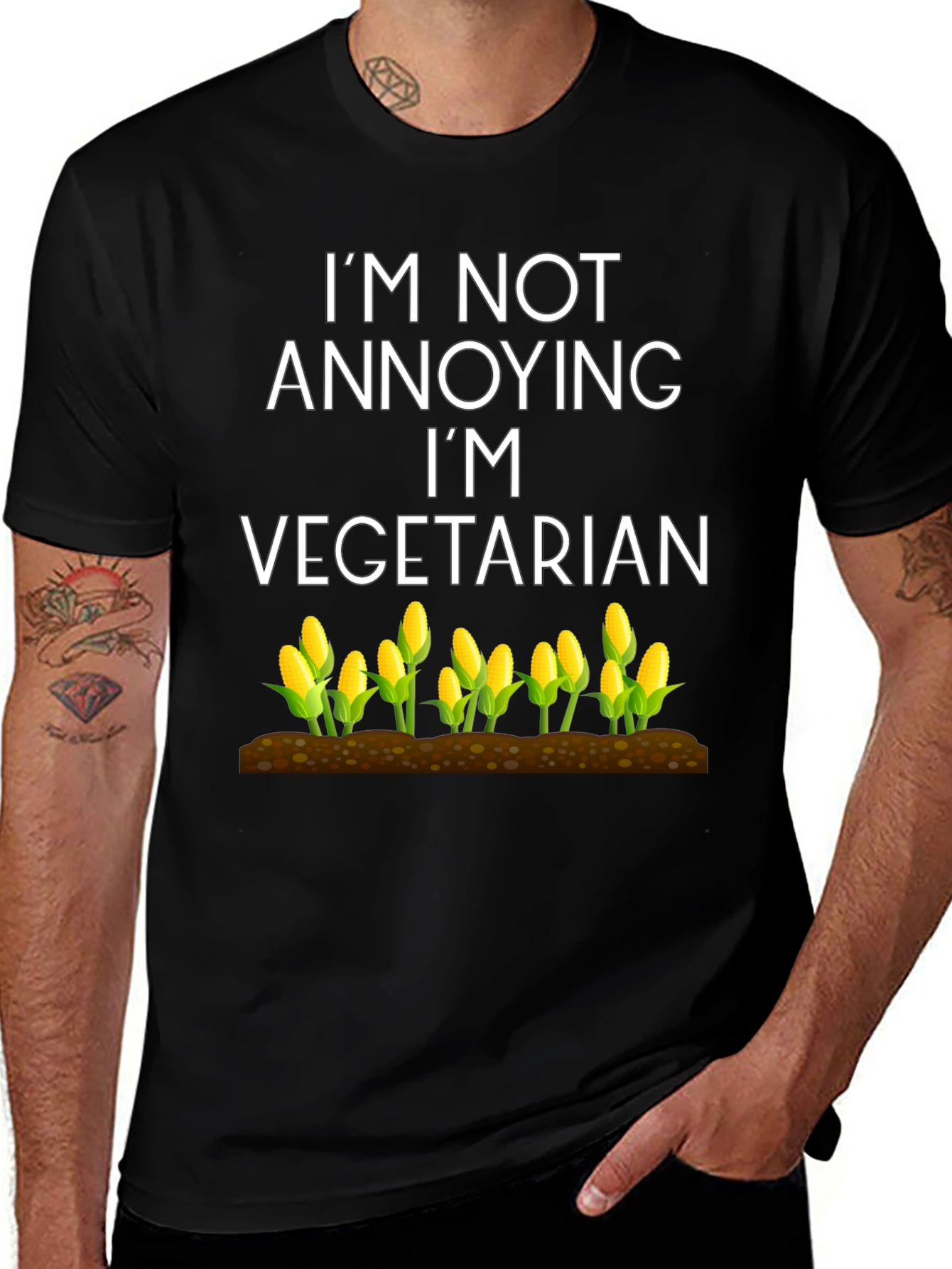 Variant 27 of I'm Not Annoying I'm Vegetarian T-Shirt