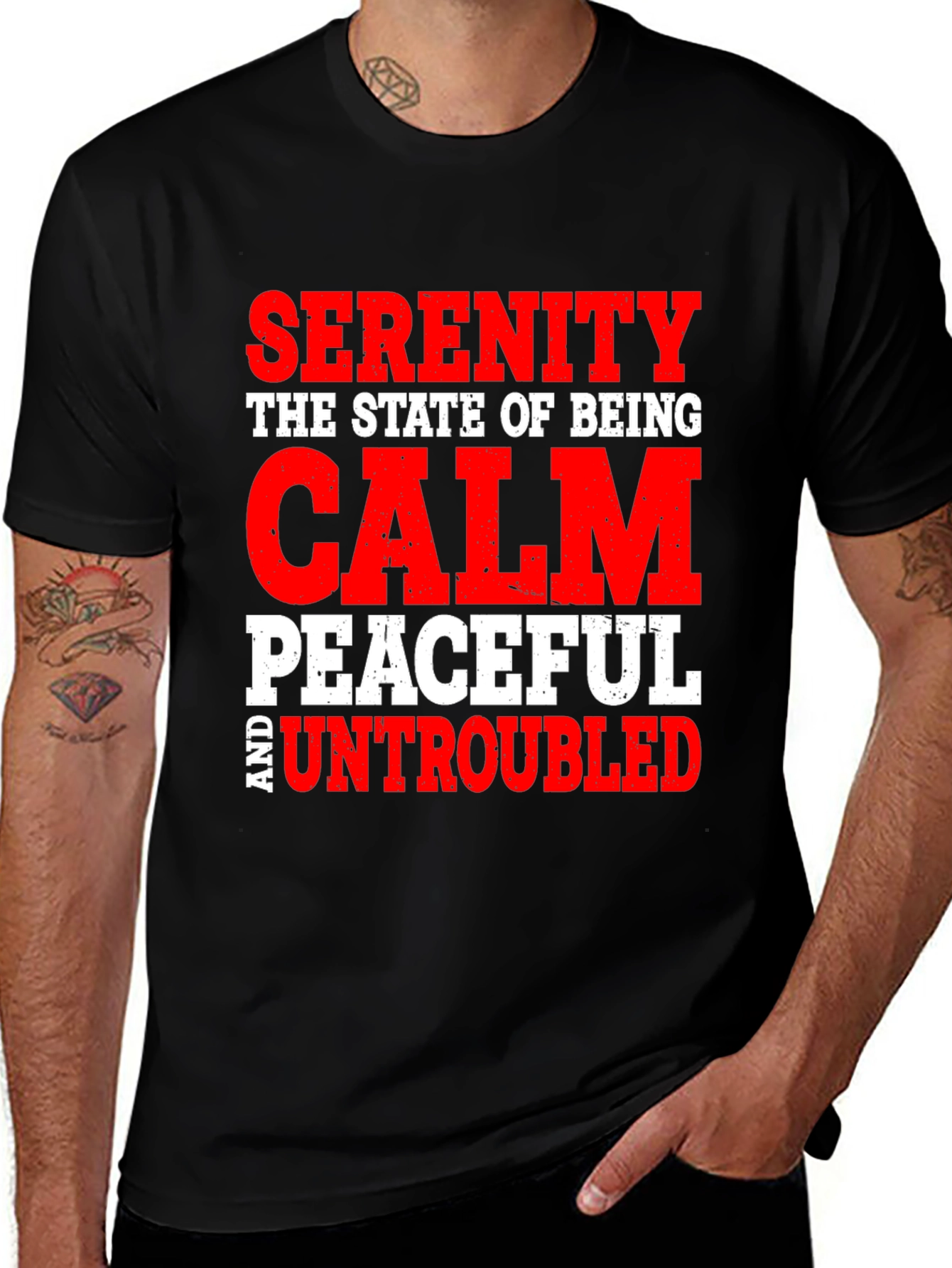 Serenity Calm Peaceful T-Shirt - Relaxed State of Mind