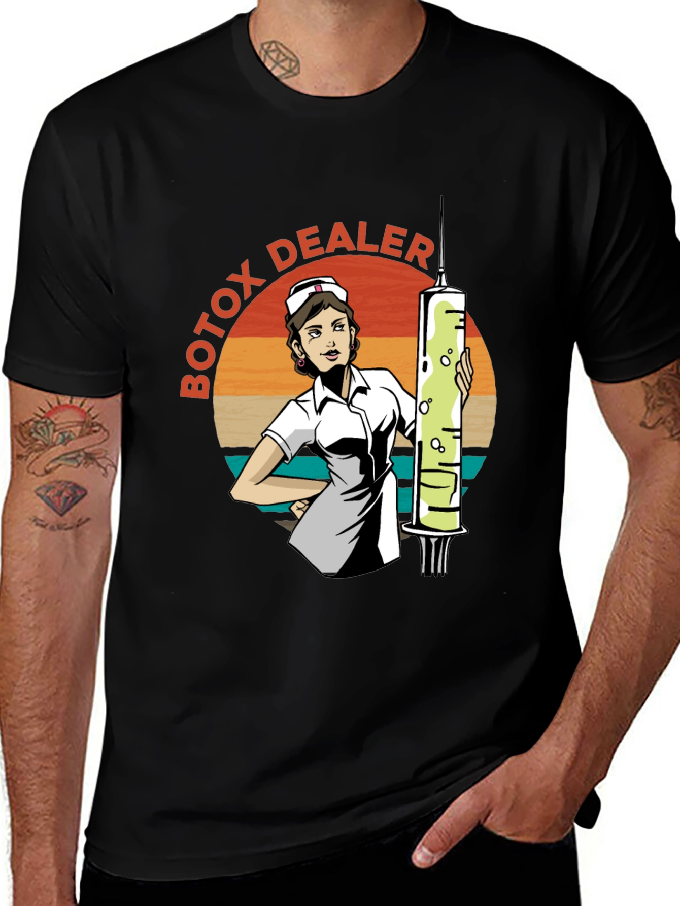 Botox Dealer T-Shirt - Novelty Graphic Tee