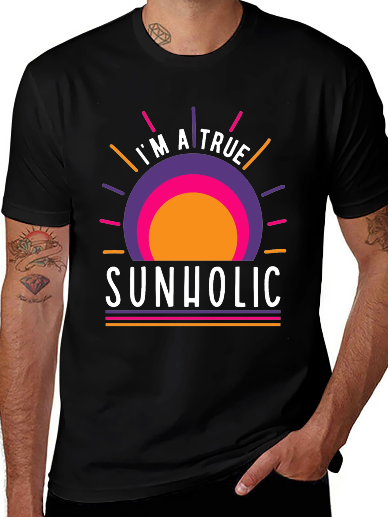 Variant 5 of True Sunholic Graphic Tee - Summer Vibes