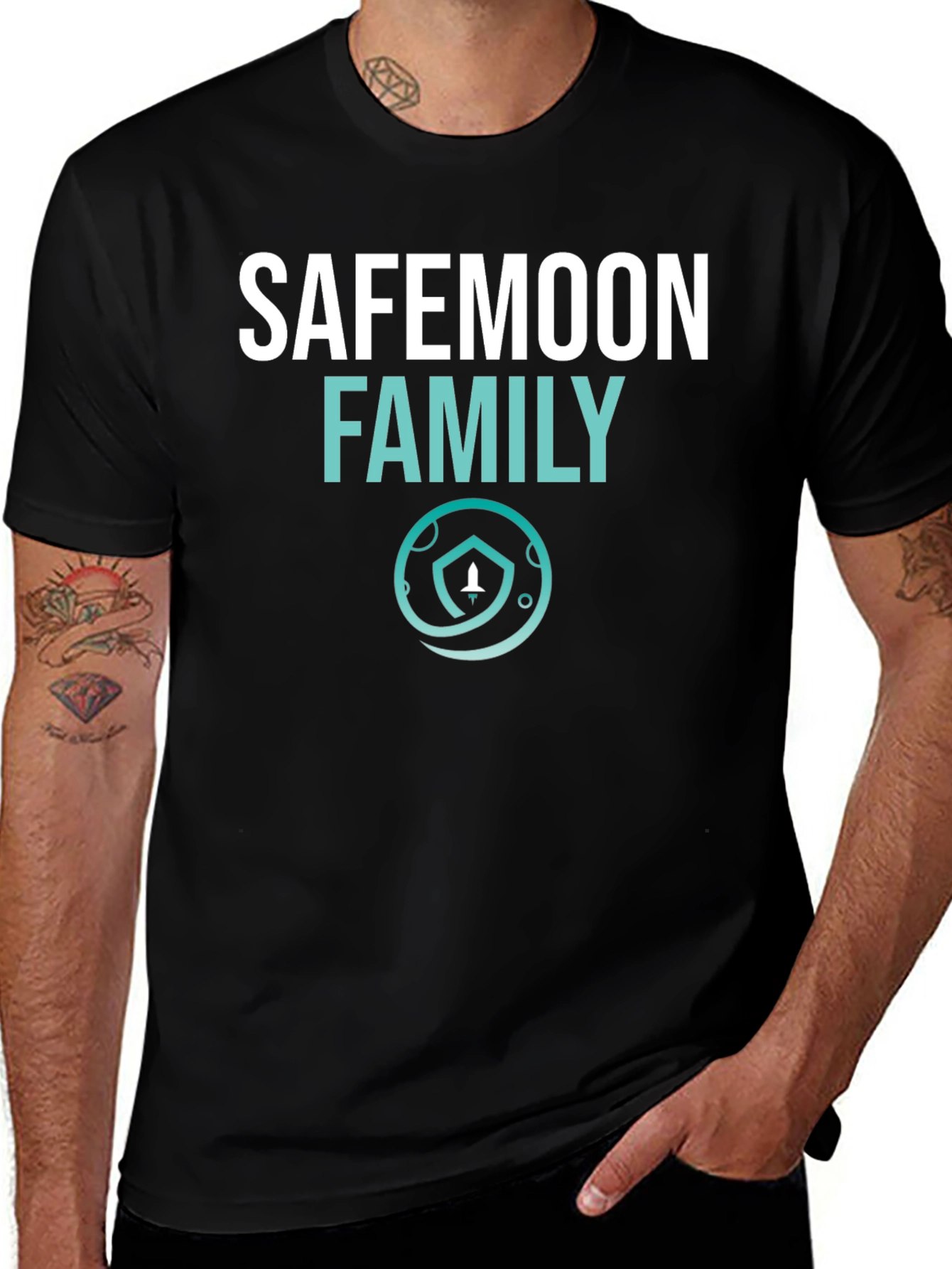 Safemoon Family Black T-Shirt