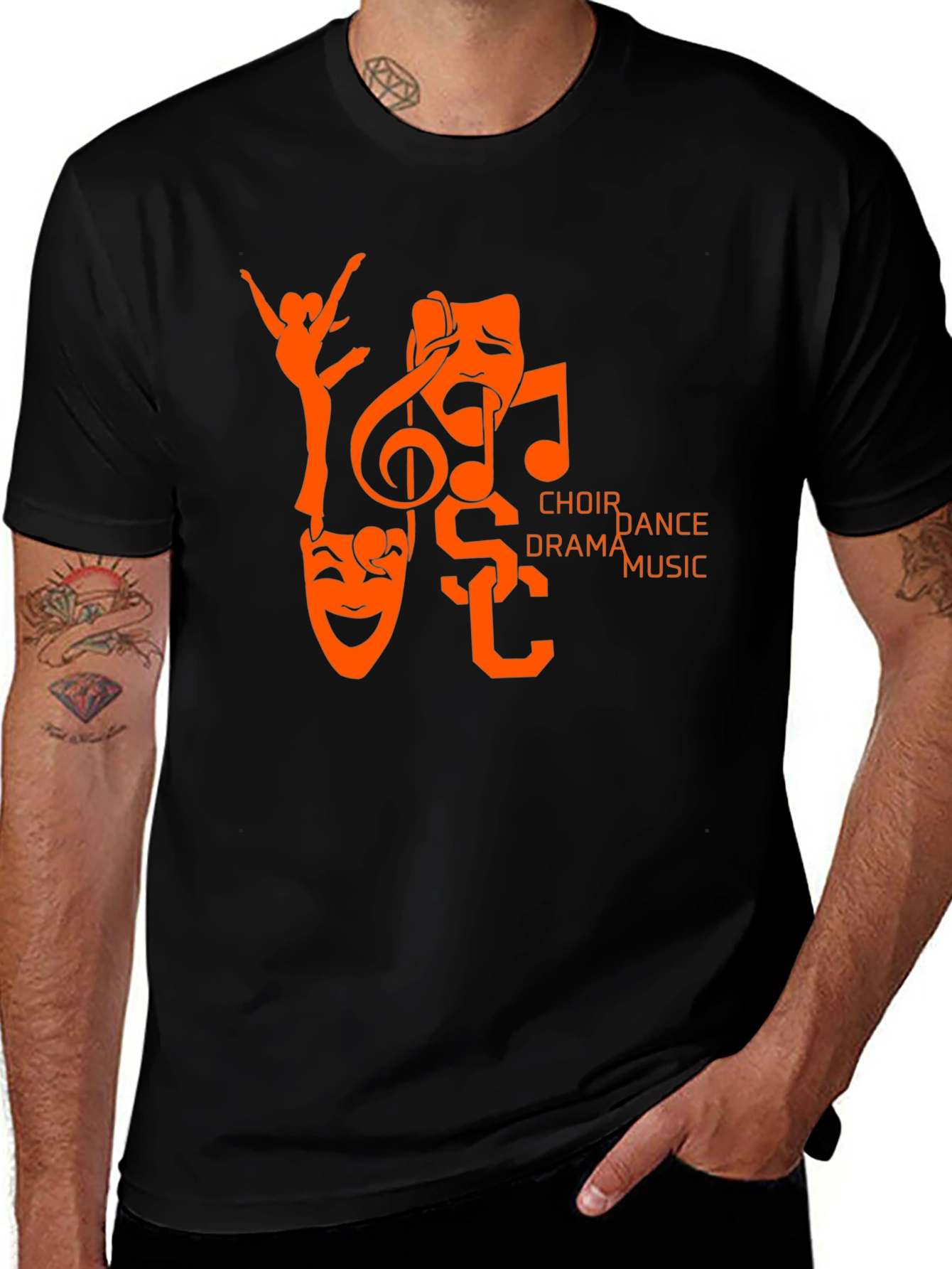 Variant 18 of Arts Tee: Choir, Dance, Drama, Music Shirt