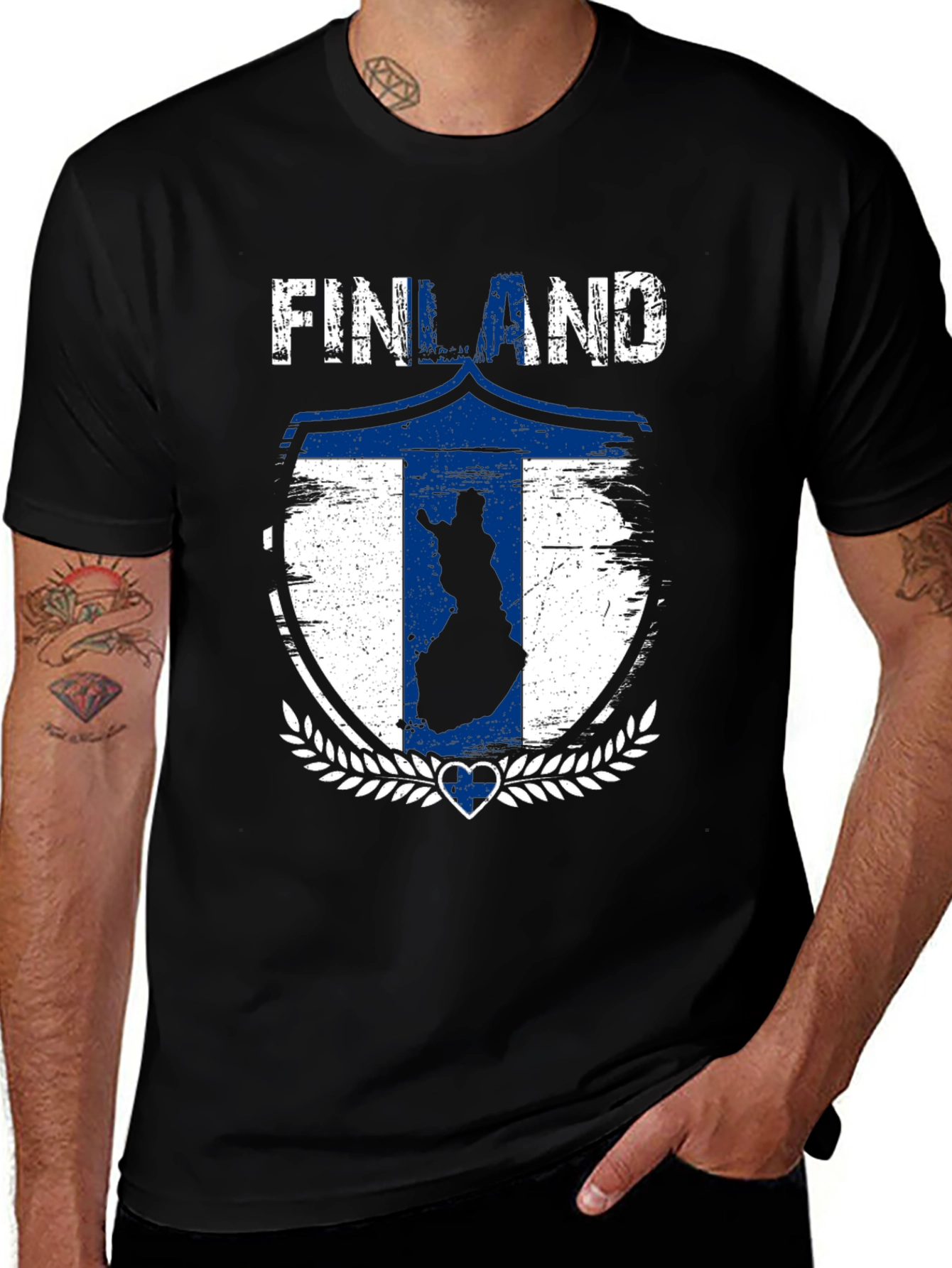Finland Flag T-Shirt - Finnish Pride Tee