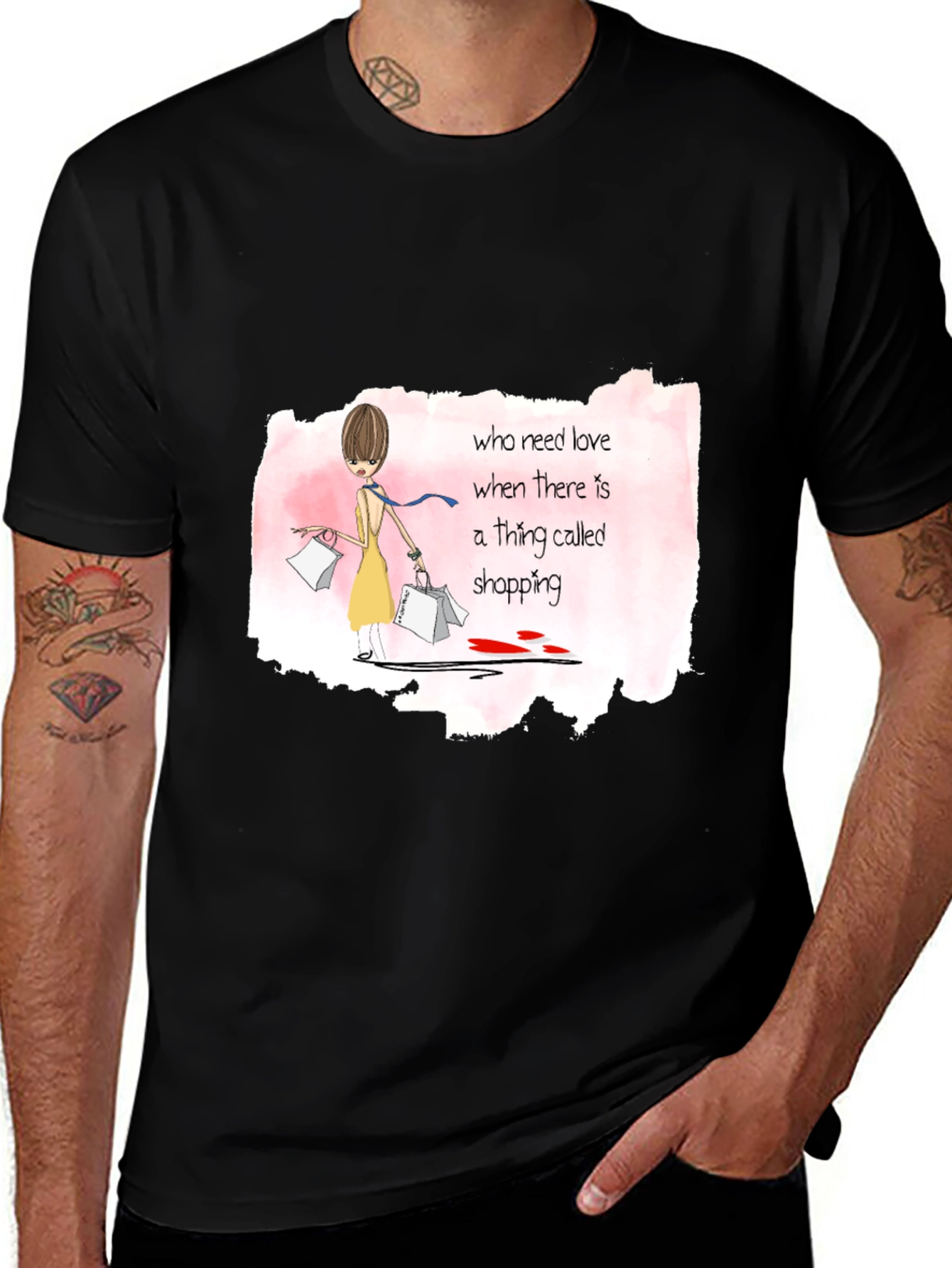 Variant 15 of Shopping is Love T-Shirt