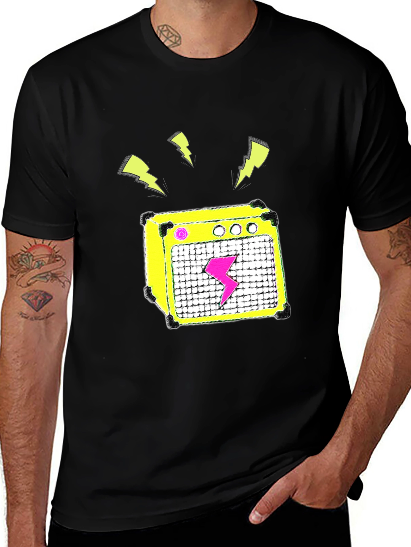 Variant 12 of Electric Amp Graphic Tee