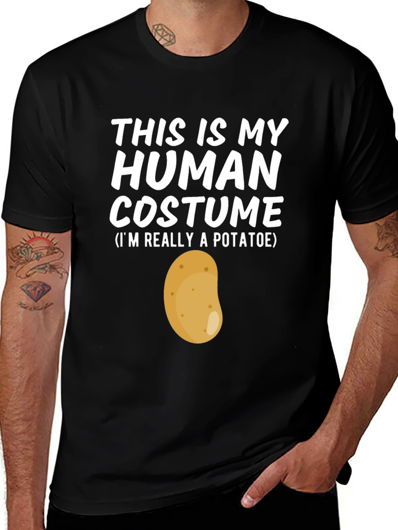 Variant 5 of Funny Potato Costume T-Shirt