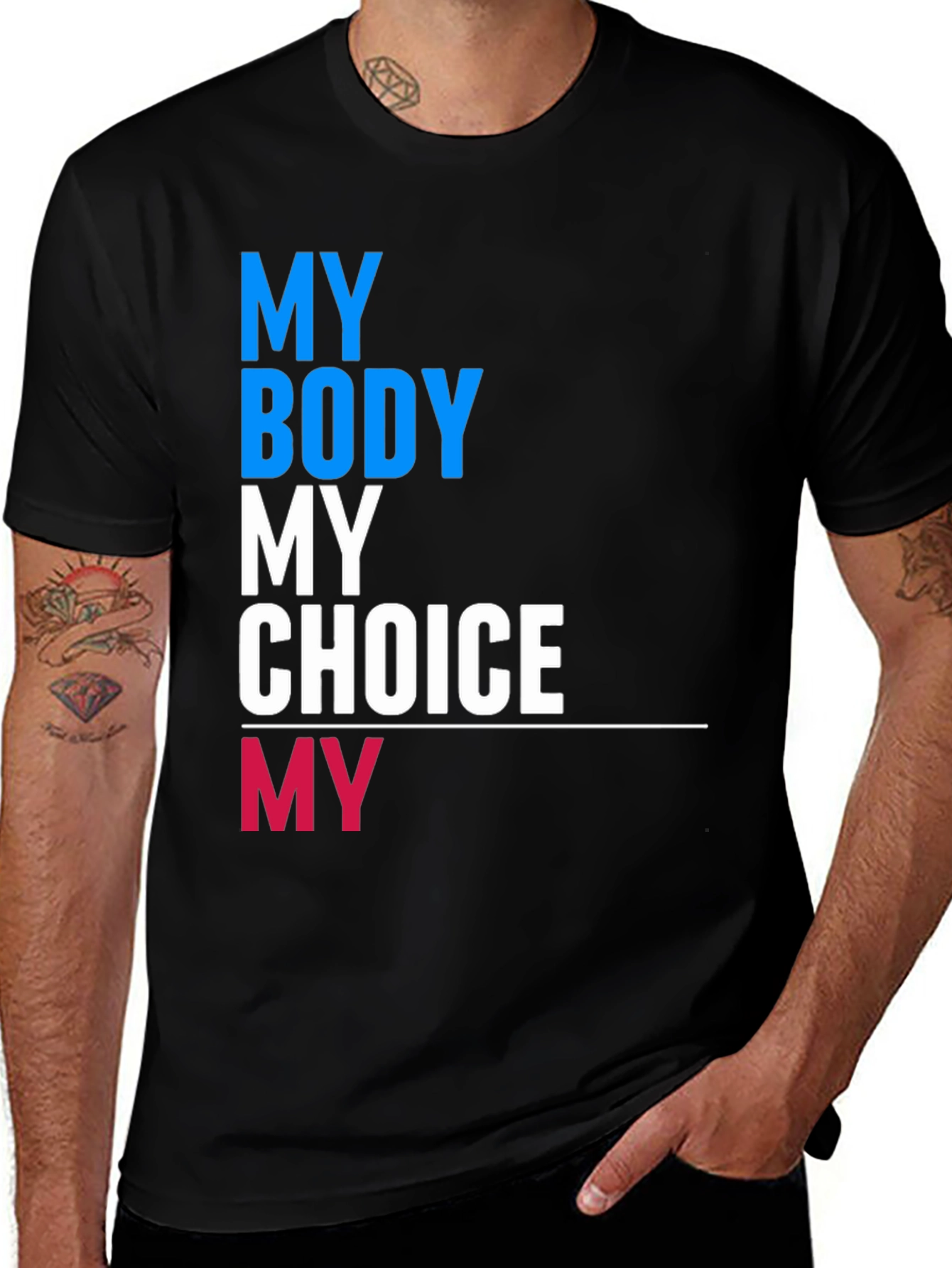 Variant 12 of My Body My Choice Pro-Choice T-Shirt