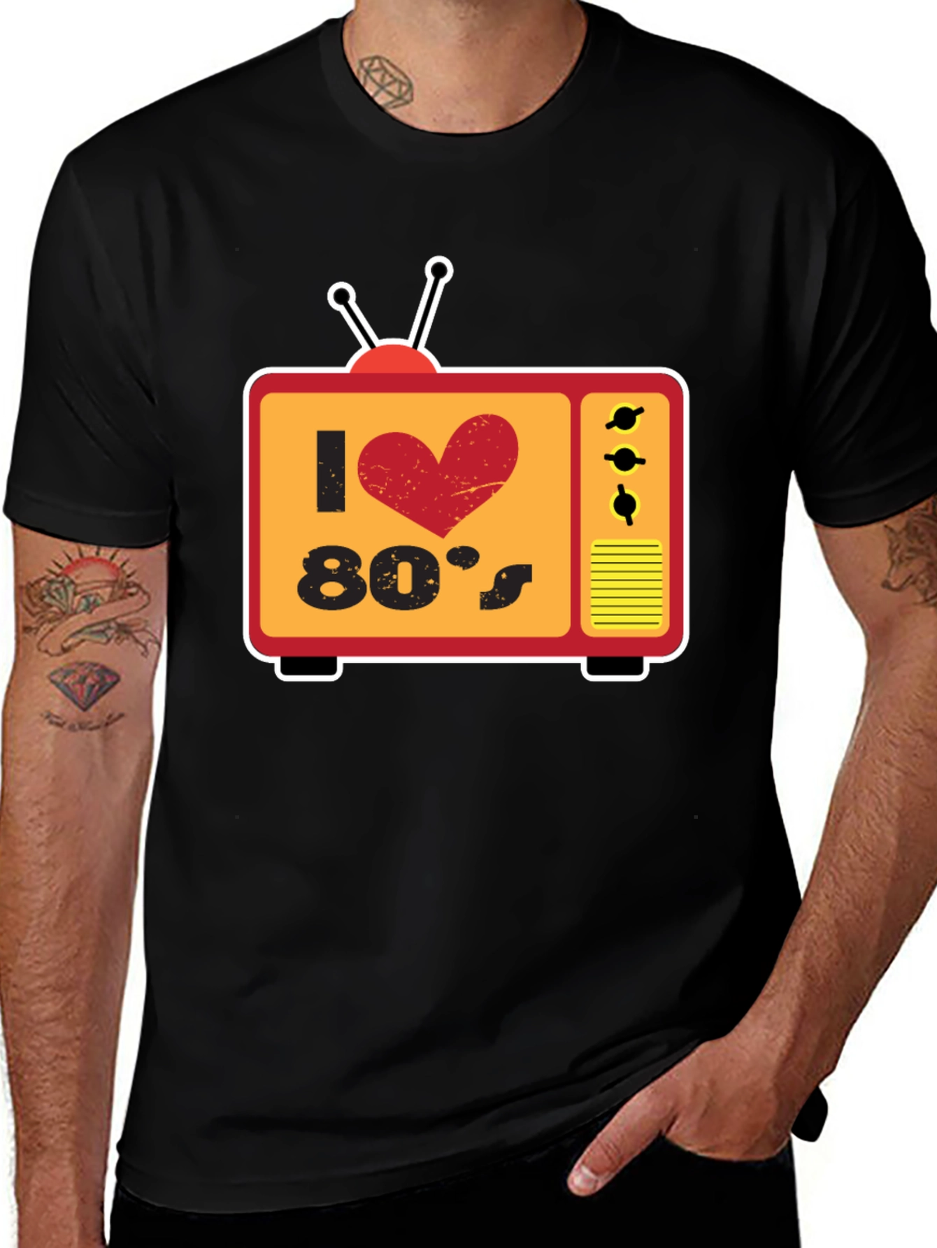 I Love the 80s Retro TV T-Shirt