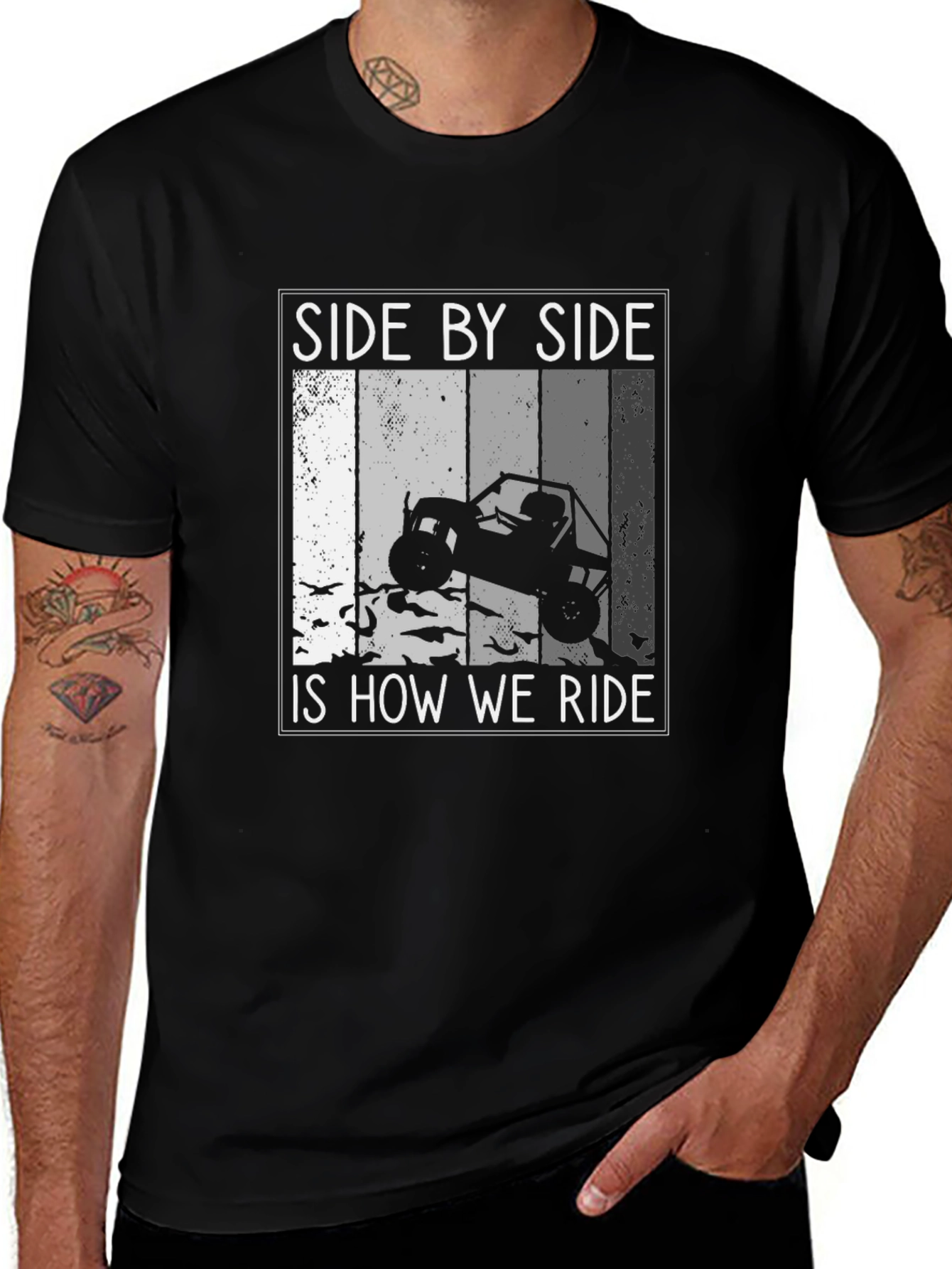 Variant 29 of Side by Side Ride Graphic Tee