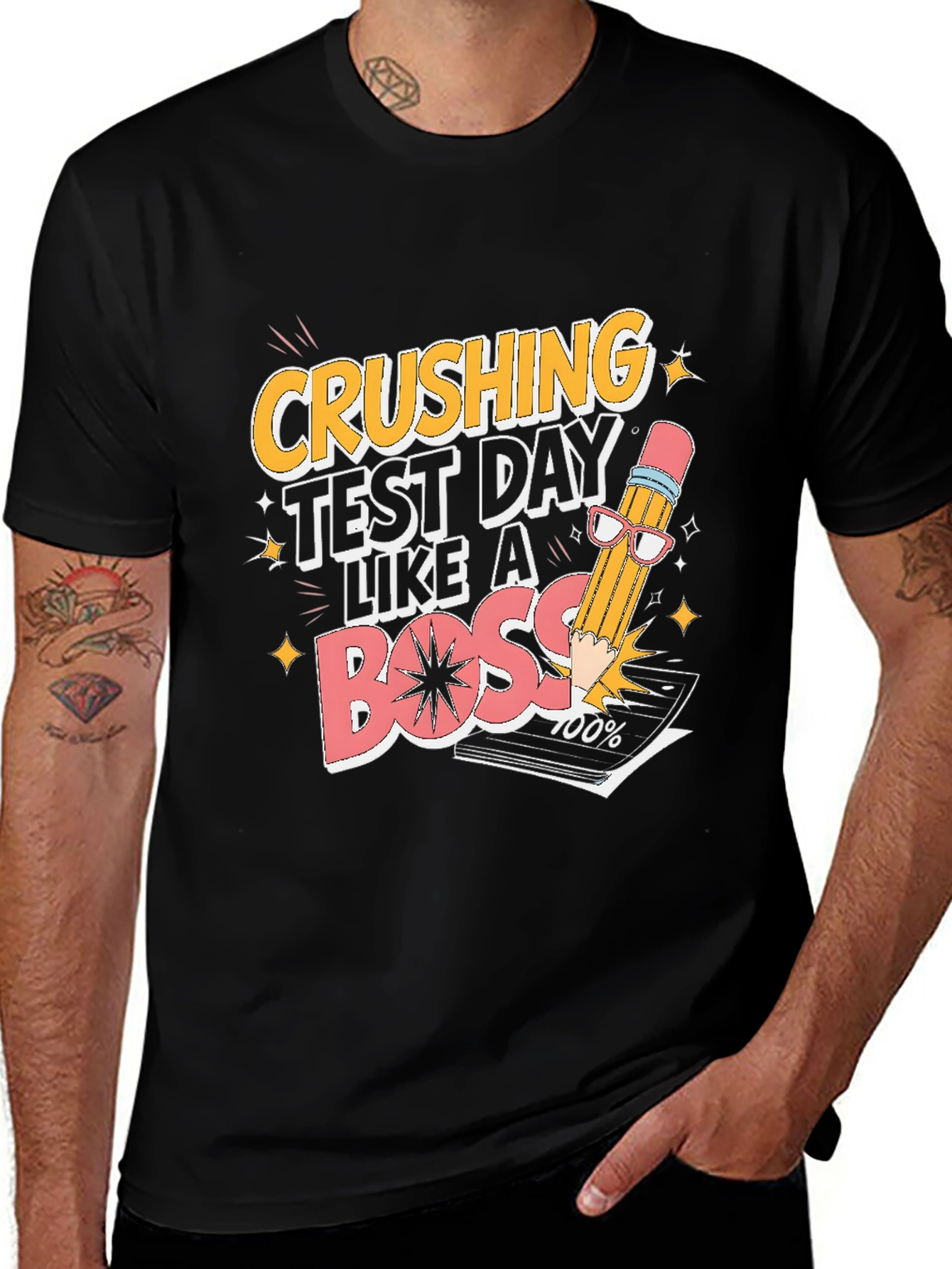 Variant 2 of Crushing Test Day Like a Boss T-Shirt