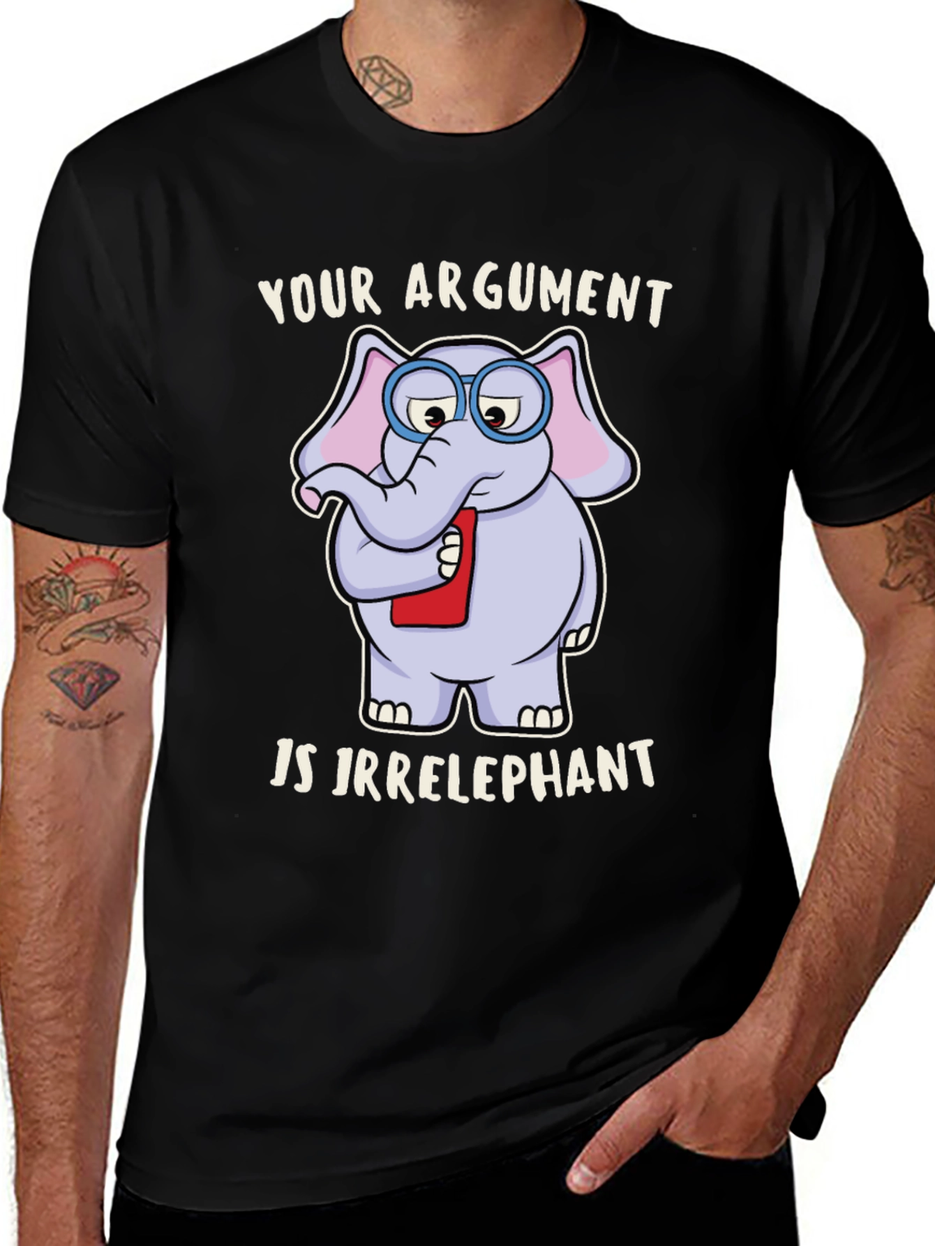 Variant 12 of Irrelephant T-Shirt - Funny Elephant Pun