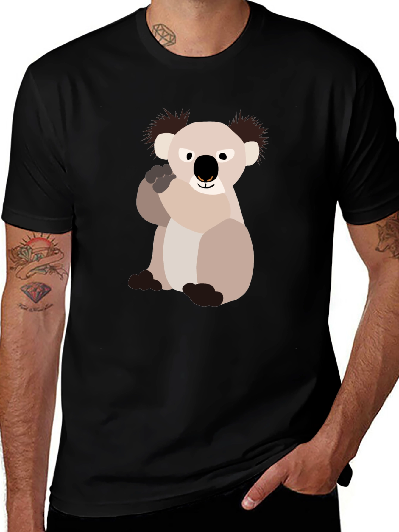 Variant 24 of Koala Bear Graphic T-Shirt - Casual Cotton Tee