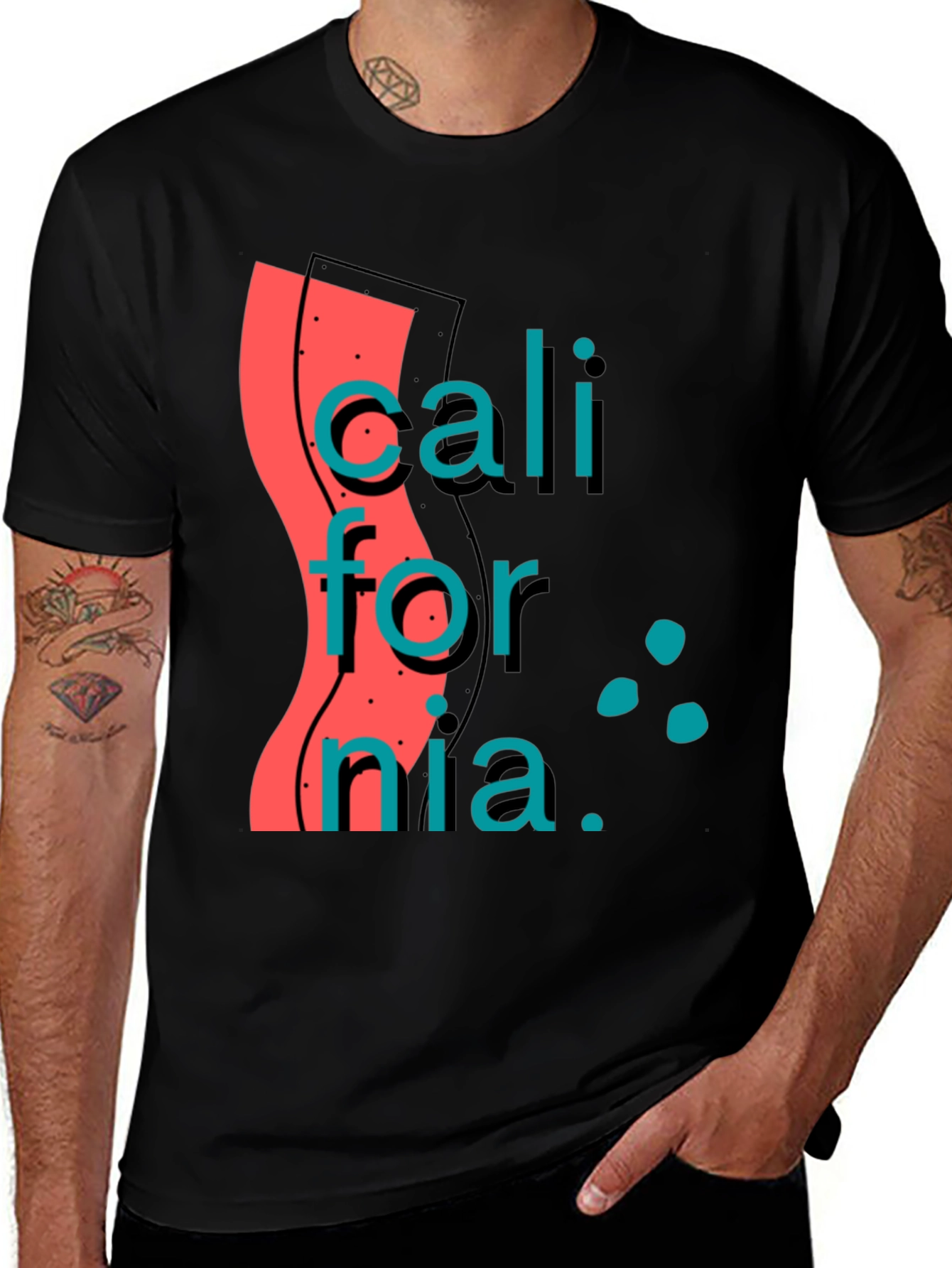 California Graphic Tee - Modern Style