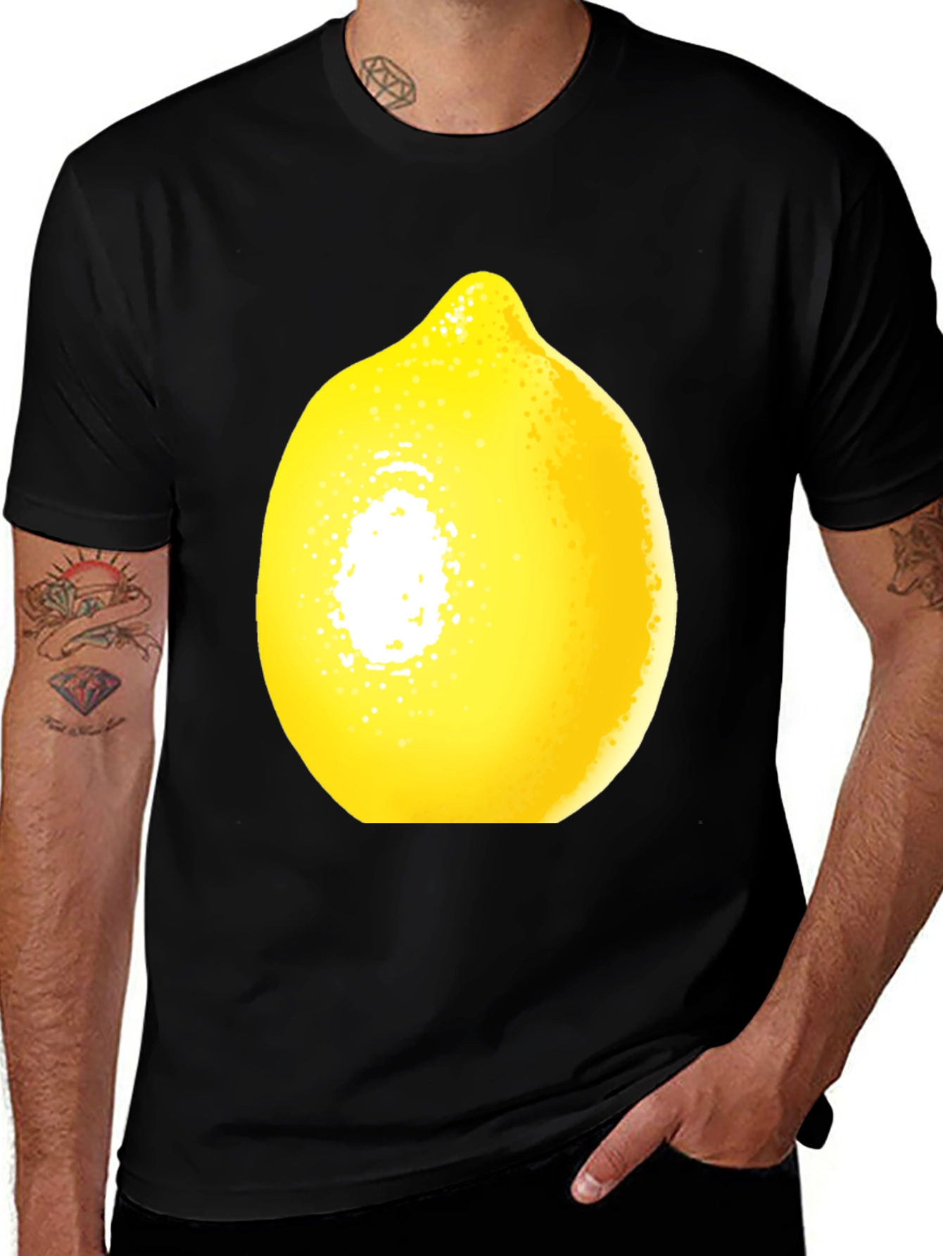 Variant 11 of Lemon Graphic Tee - Fresh & Fun Style