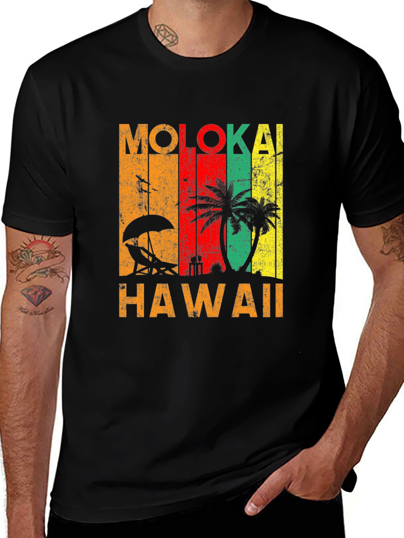 Molokai Hawaii Retro T-Shirt