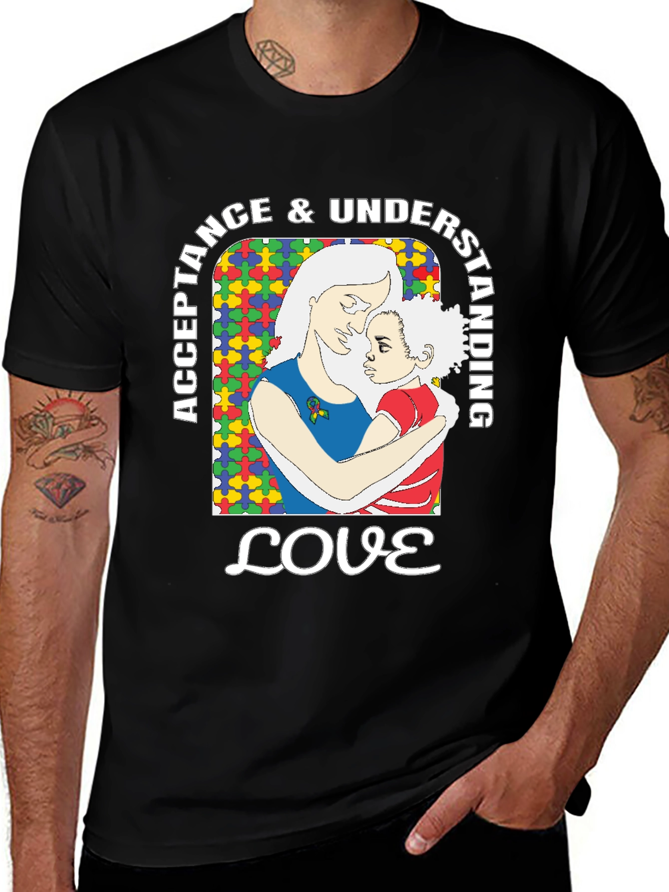 Autism Awareness T-Shirt: Acceptance, Understanding, Love