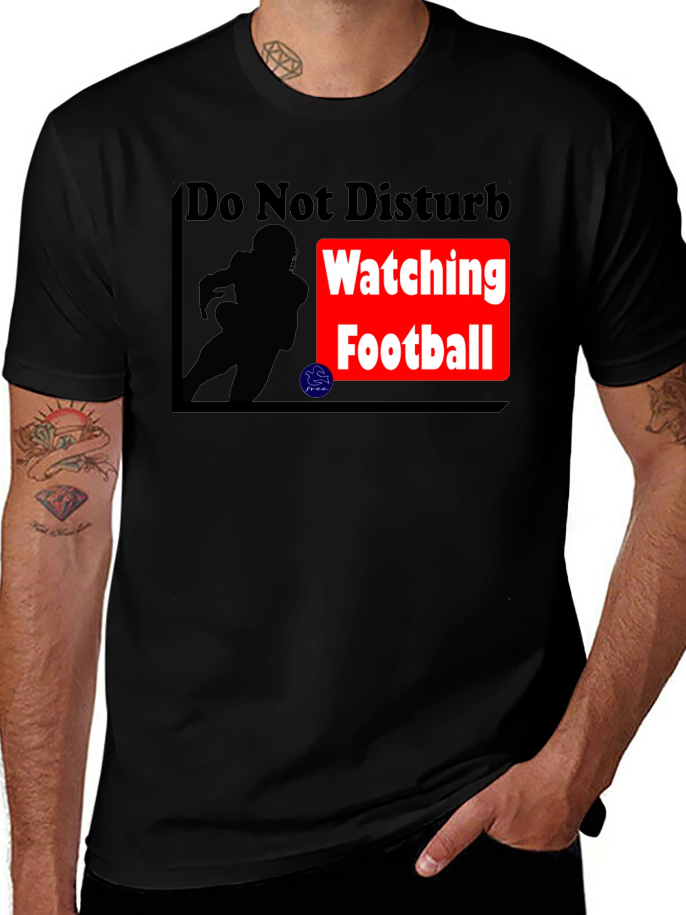 Variant 26 of Do Not Disturb Football T-Shirt