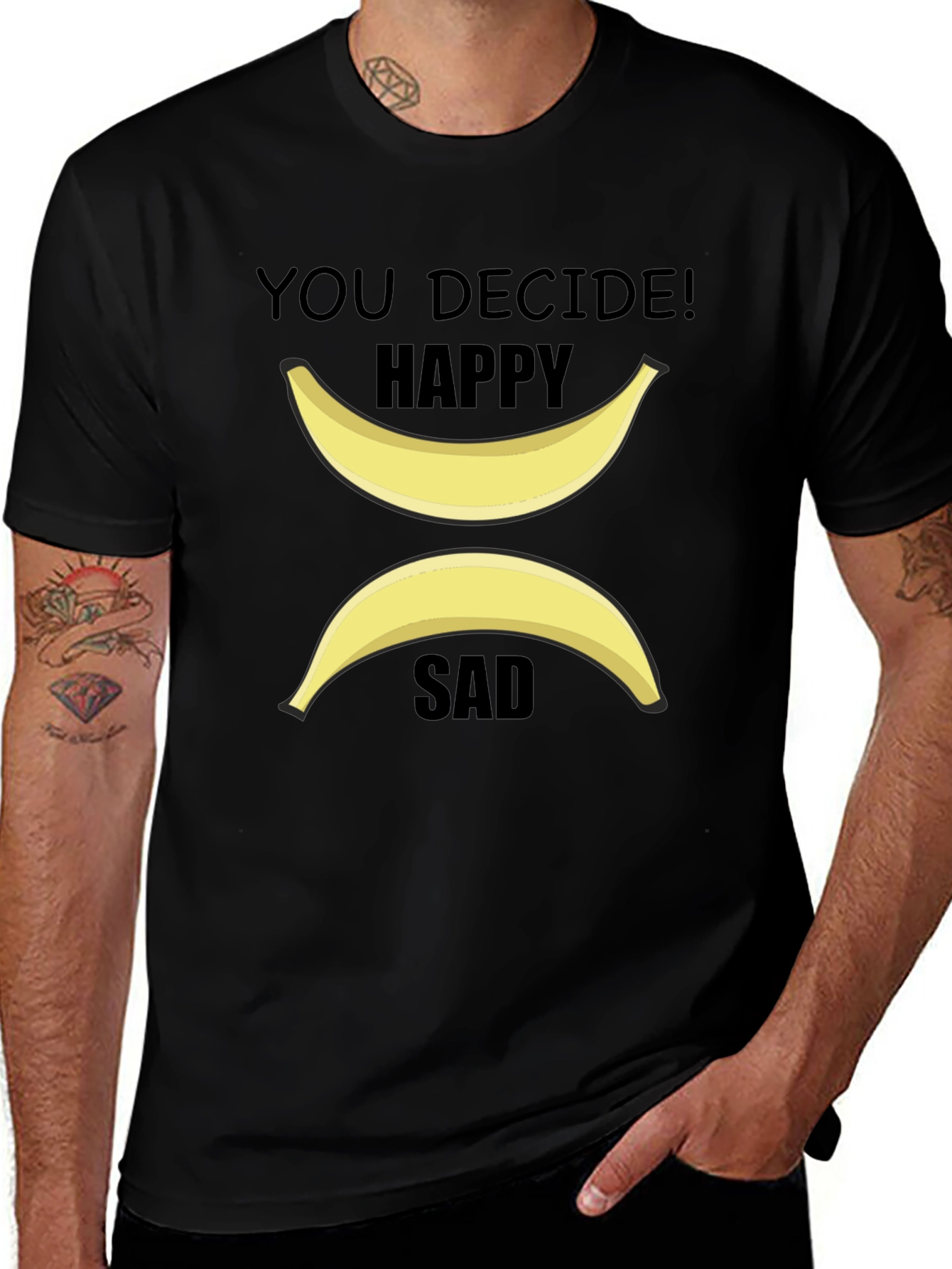 Humorous Banana Mood T-Shirt