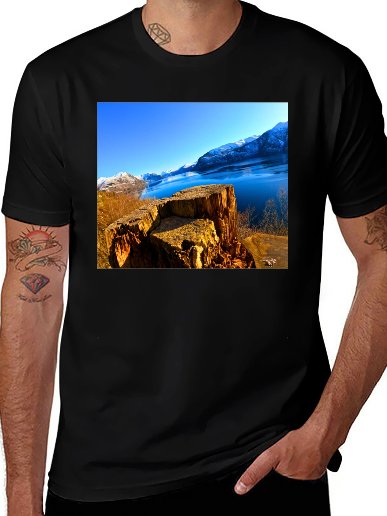 Variant 8 of Mountain Lake Graphic Tee
