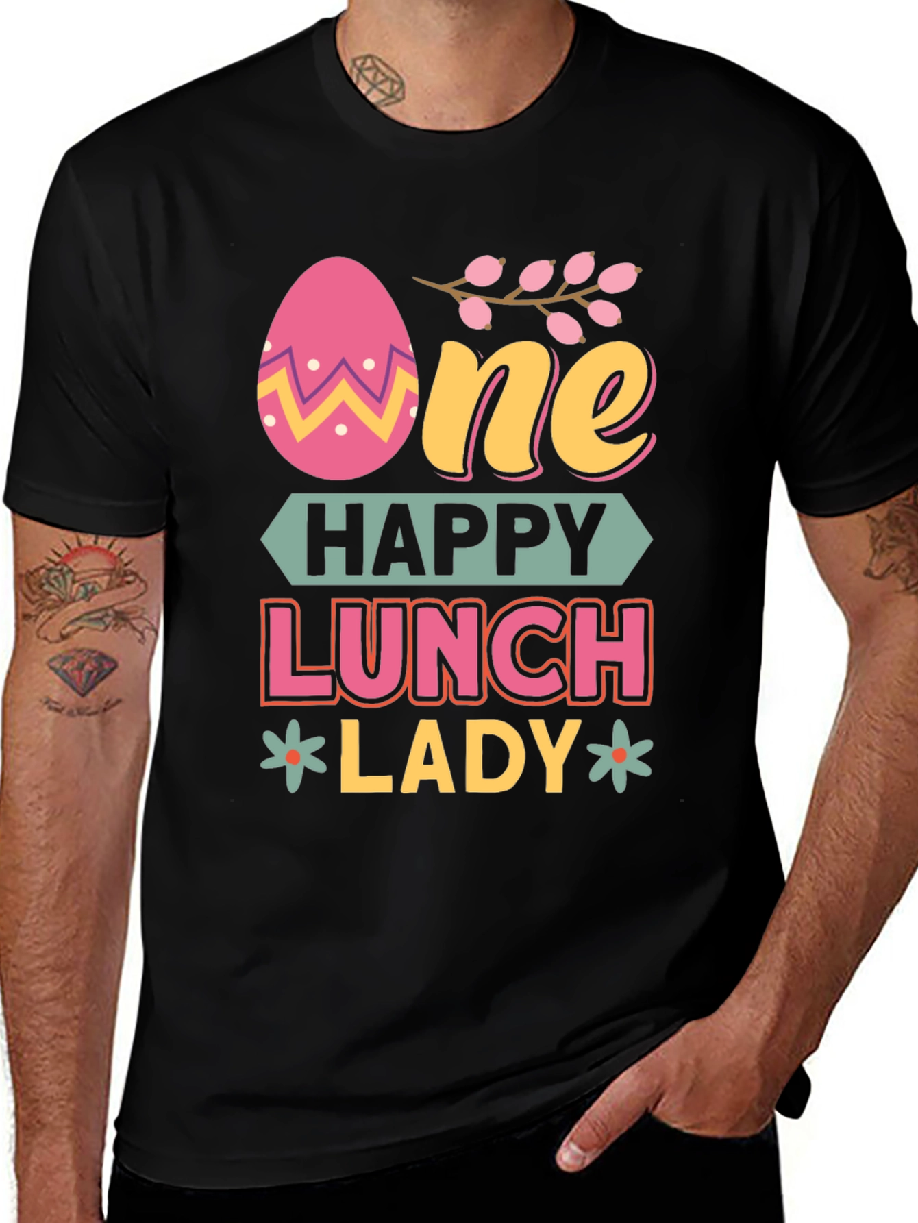 One Happy Lunch Lady T-Shirt - Easter Edition