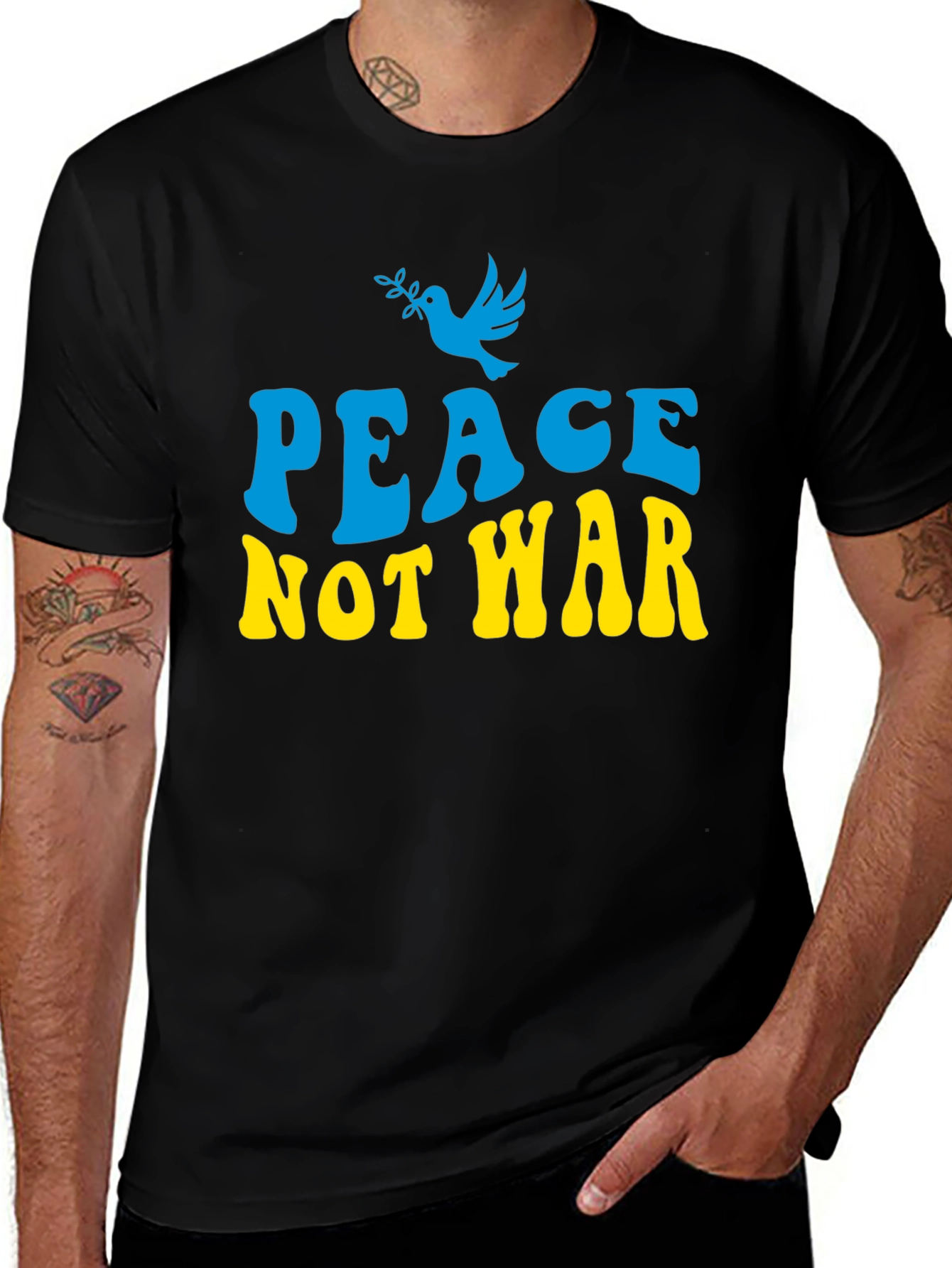 Peace Not War Graphic T-Shirt