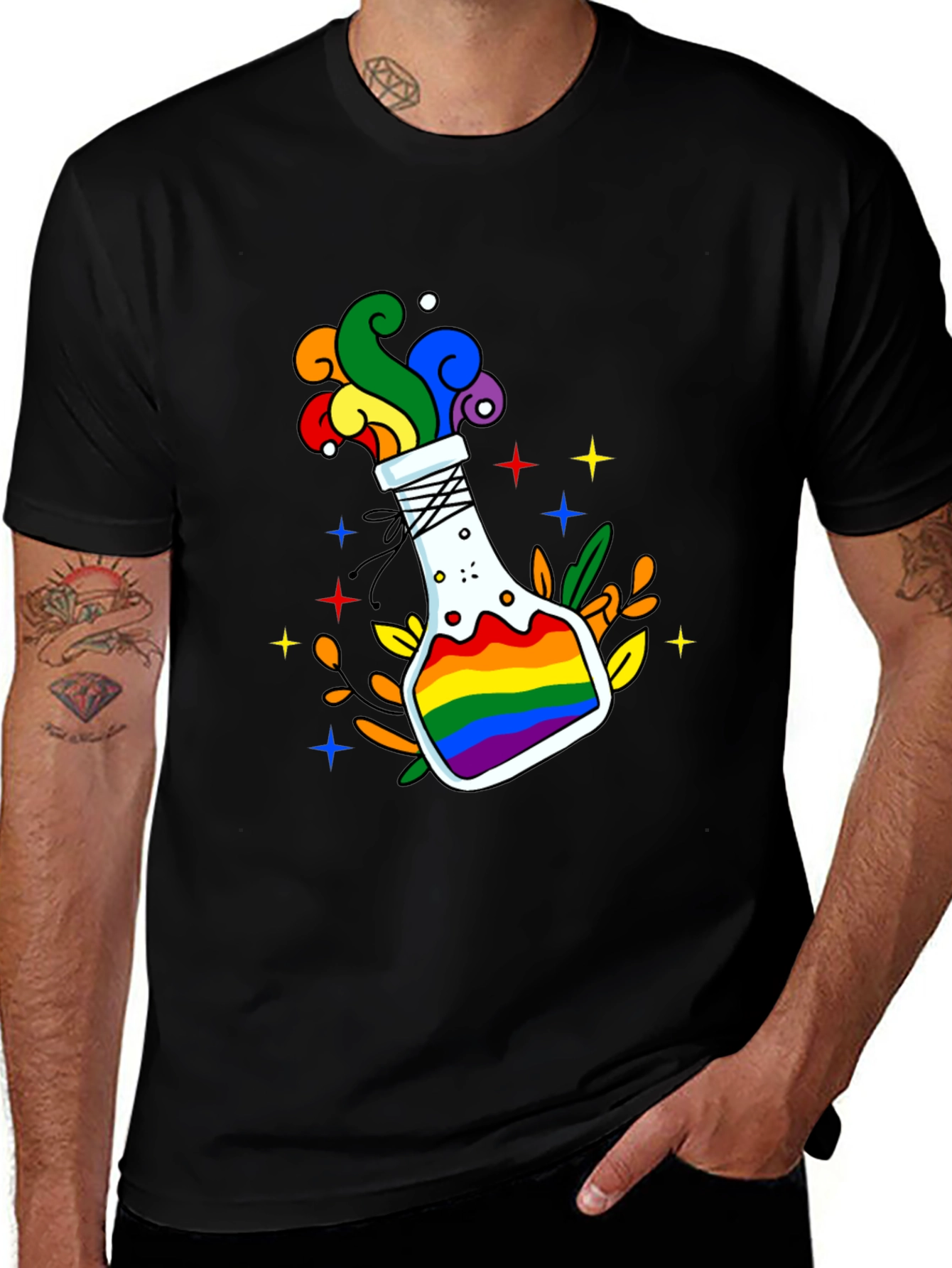 LGBTQ Pride Potion Graphic Tee