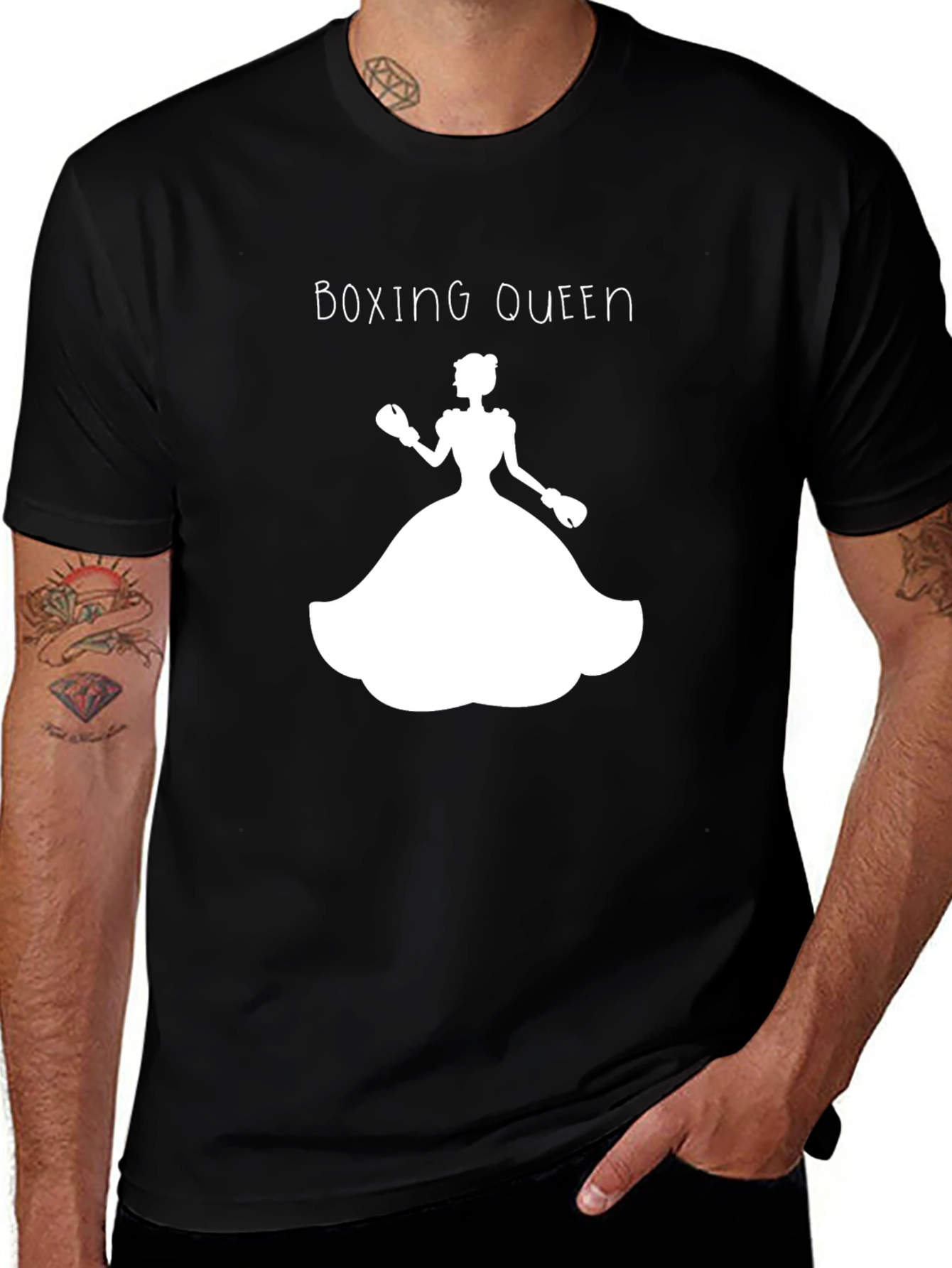 Variant 11 of Boxing Queen Graphic Tee - Stylish & Unique