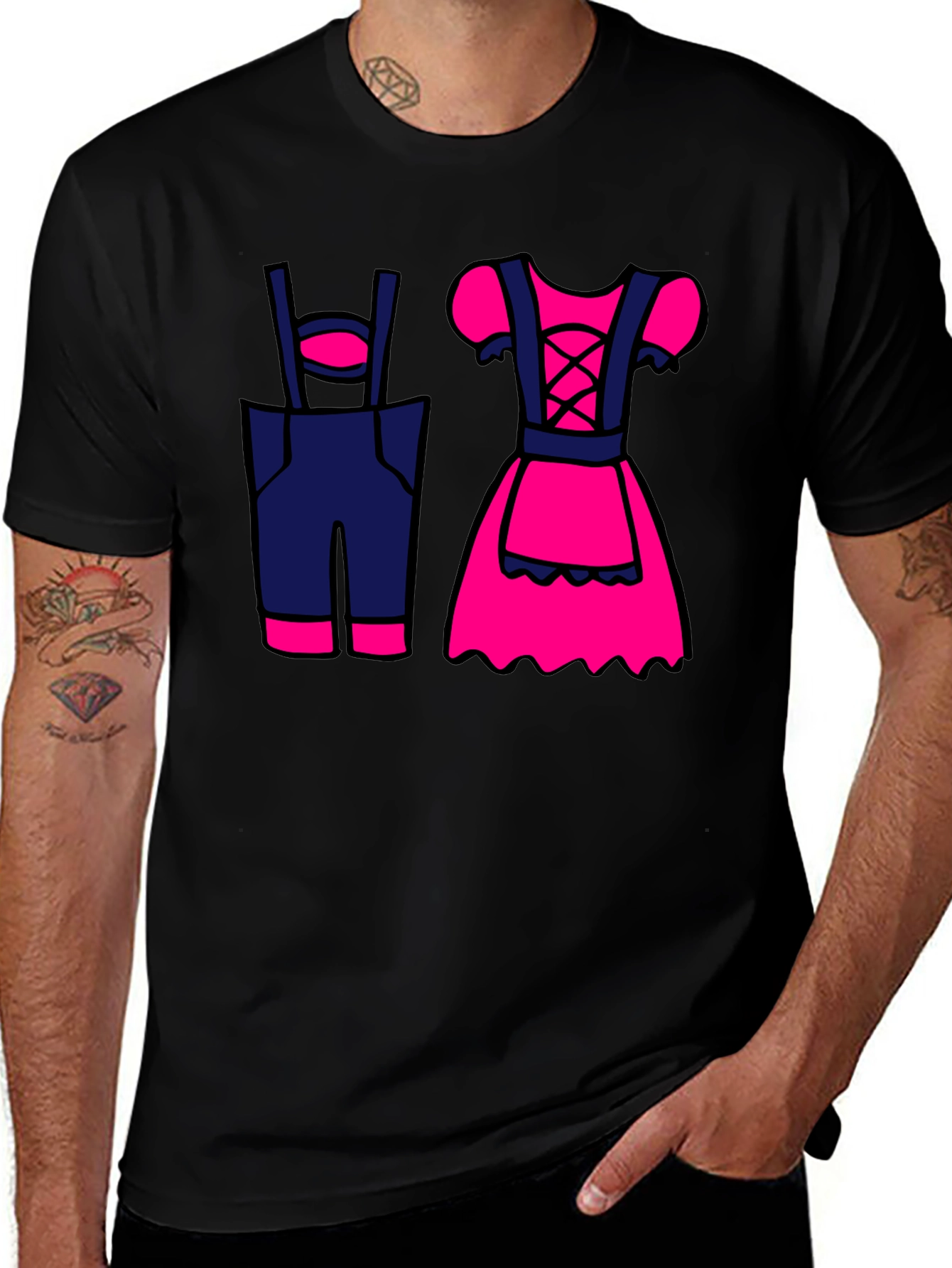 Variant 14 of Oktoberfest Couple Costume T-Shirt