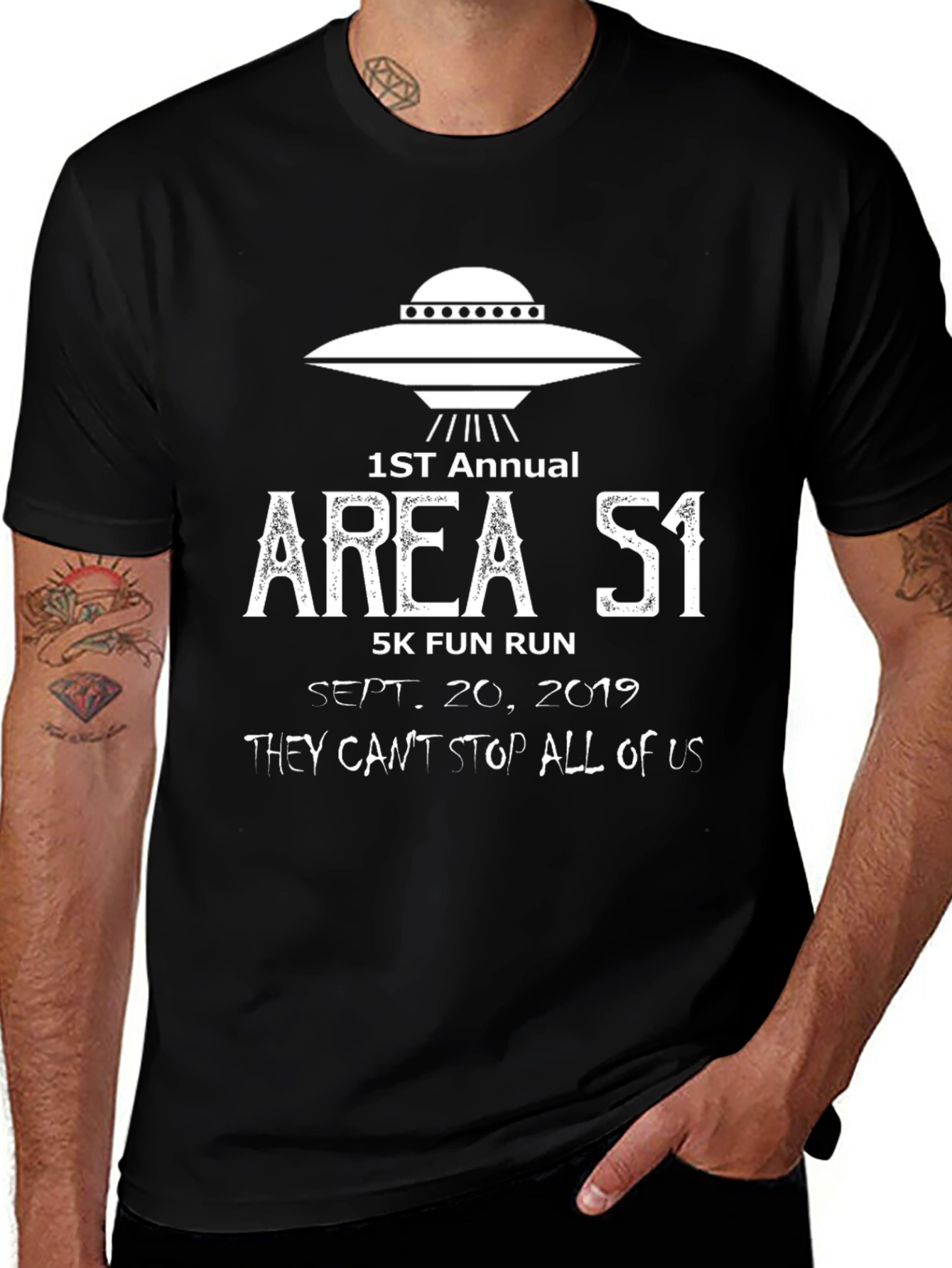 Area 51 5K Fun Run T-Shirt - Sept 20, 2019