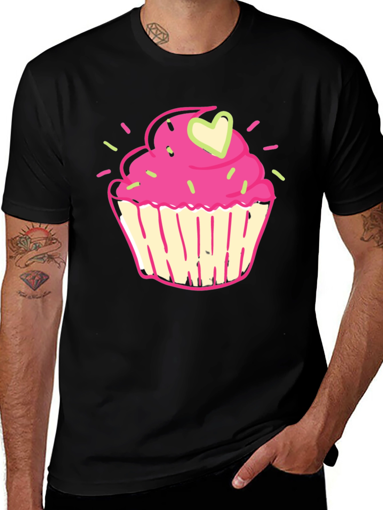 Variant 11 of Cupcake Graphic Print T-Shirt