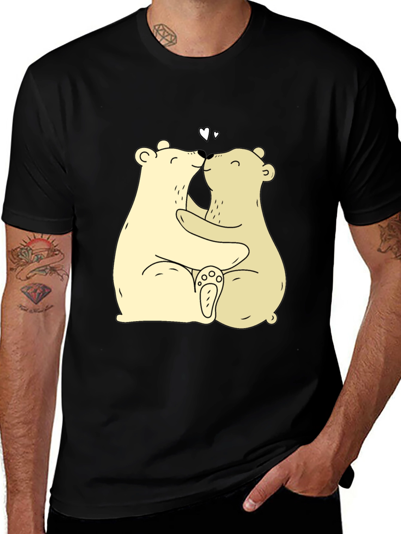 Variant 28 of Bear Hug Graphic Tee - Cute & Comfortable