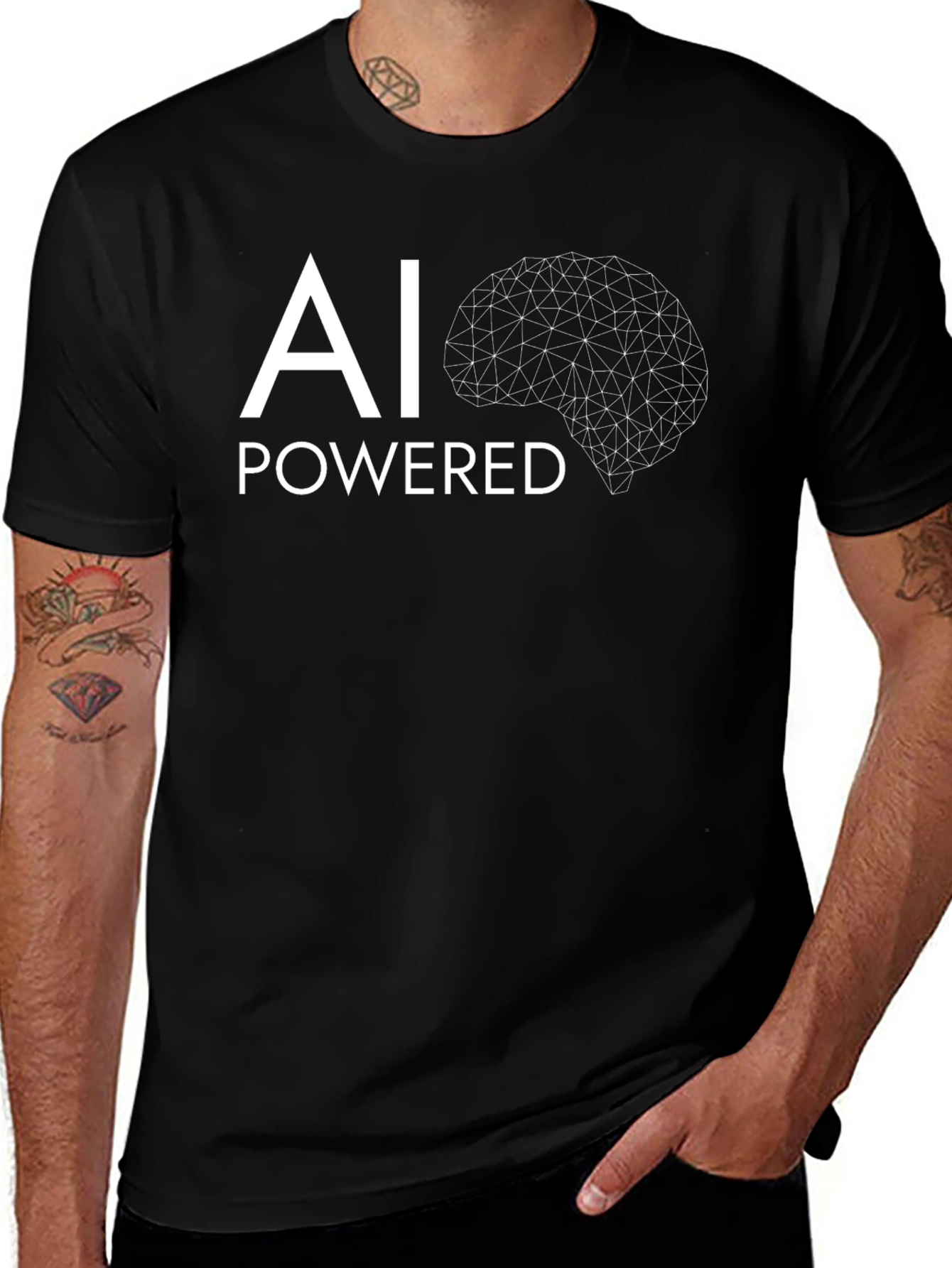 AI Powered Brain T-Shirt