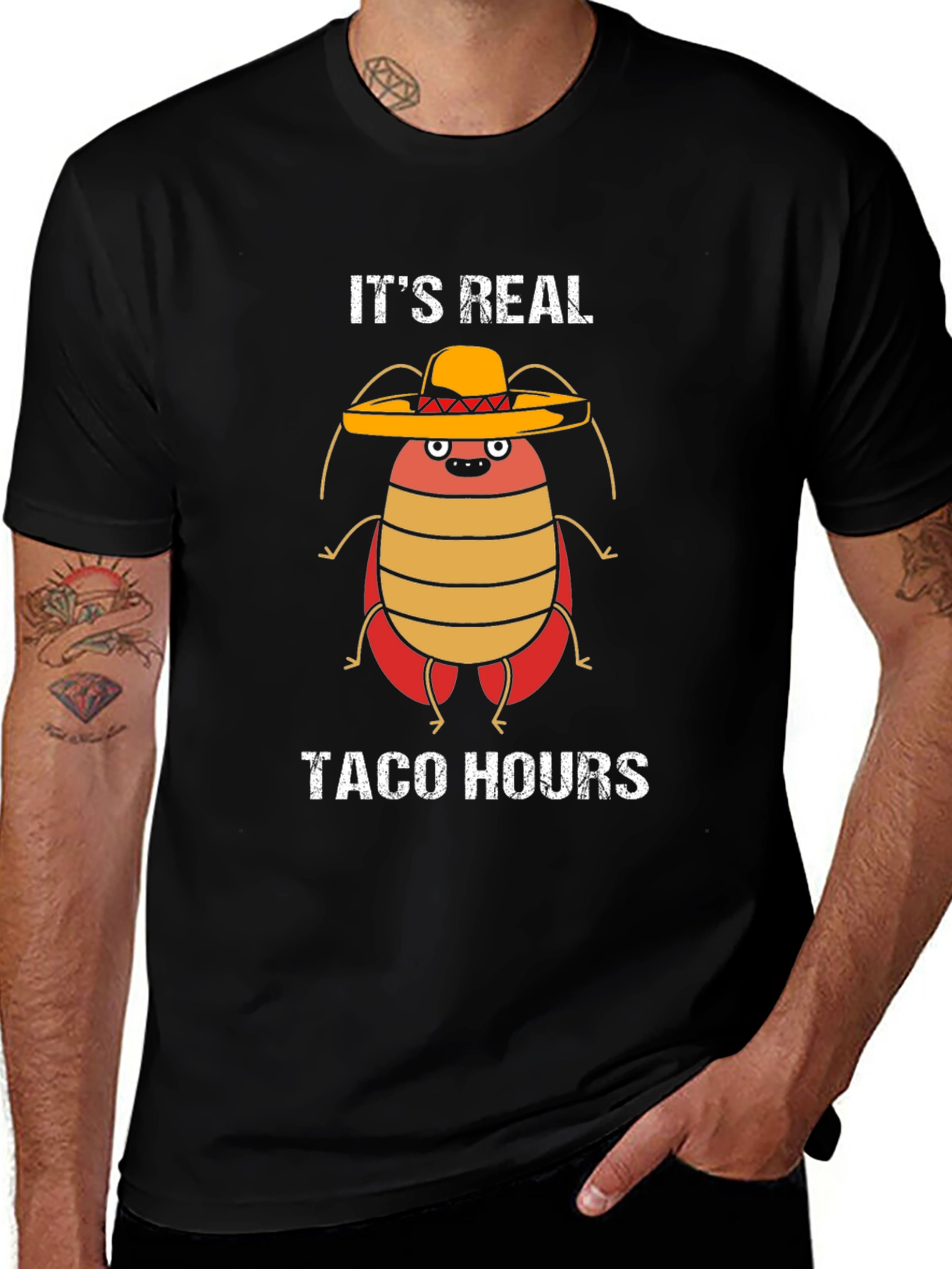 Variant 28 of It's Real Taco Hours Graphic T-Shirt