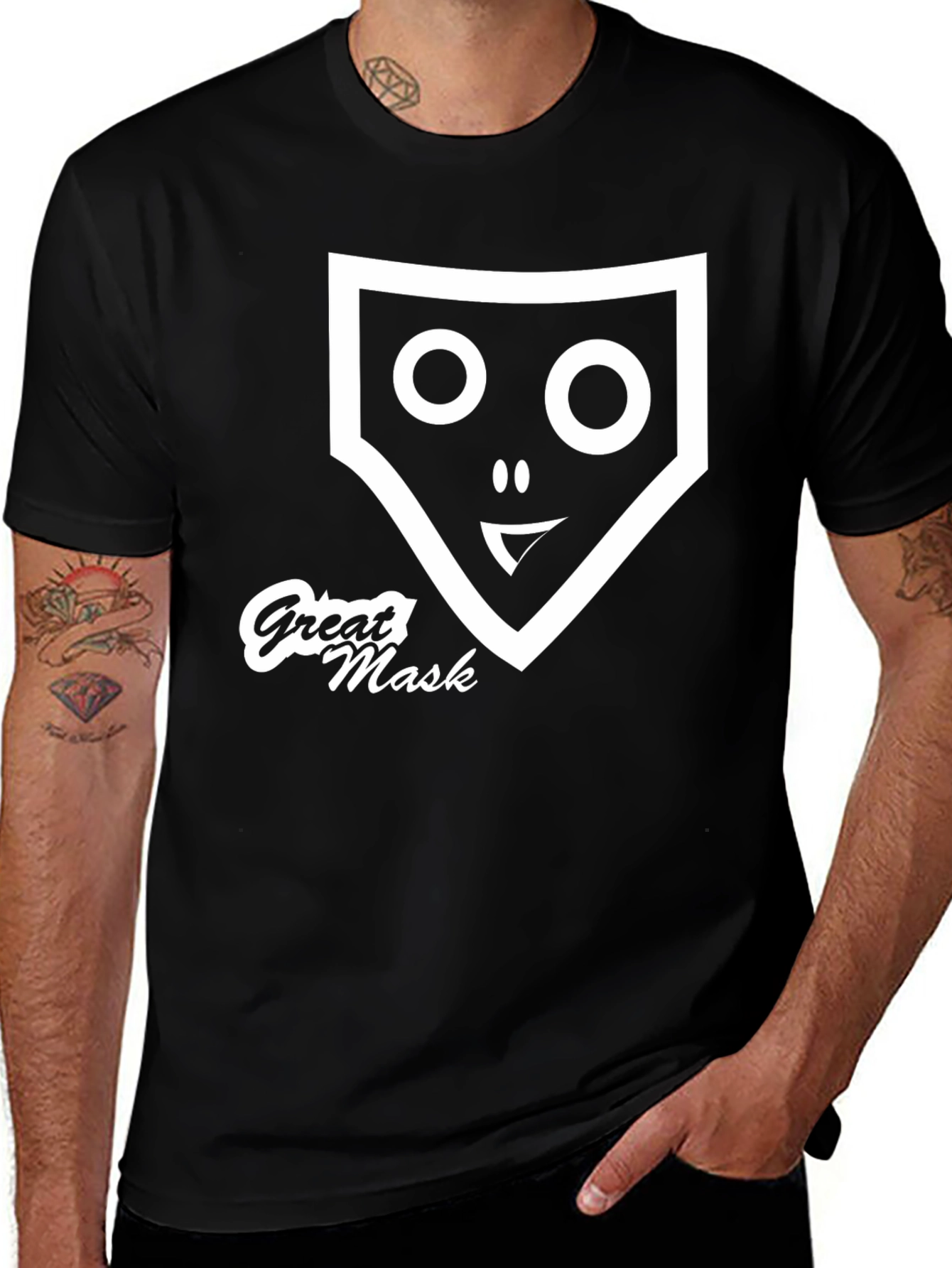 Variant 29 of Great Mask Graphic T-Shirt
