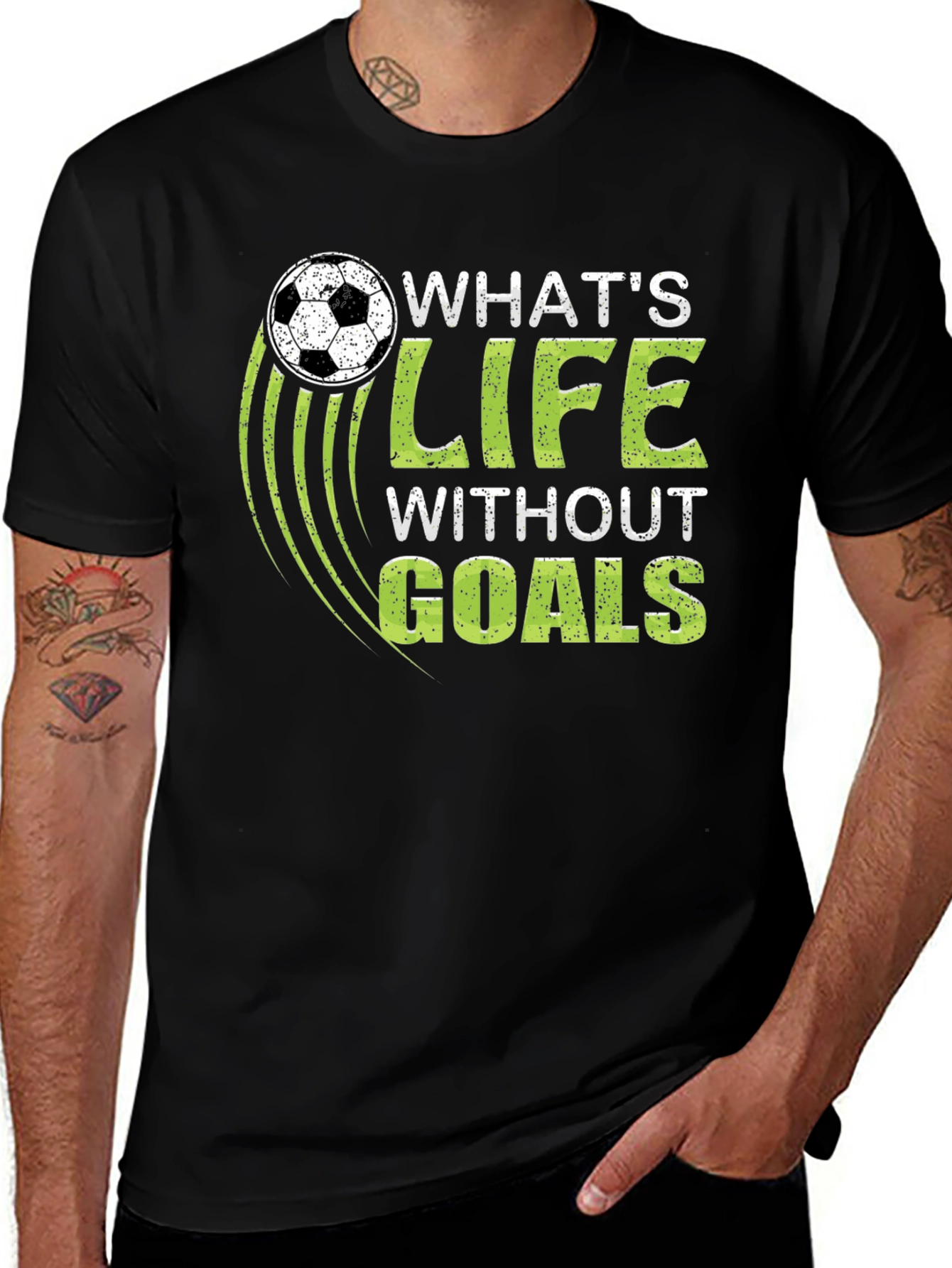 Variant 29 of Soccer Life T-Shirt - What's Life Without Goals