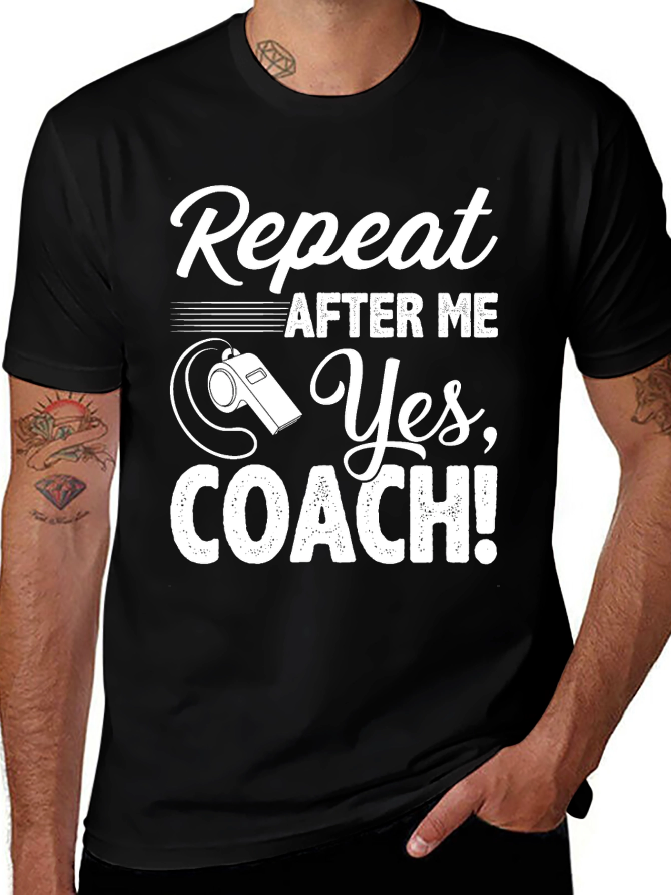 Variant 23 of Repeat After Me, Yes Coach! T-Shirt