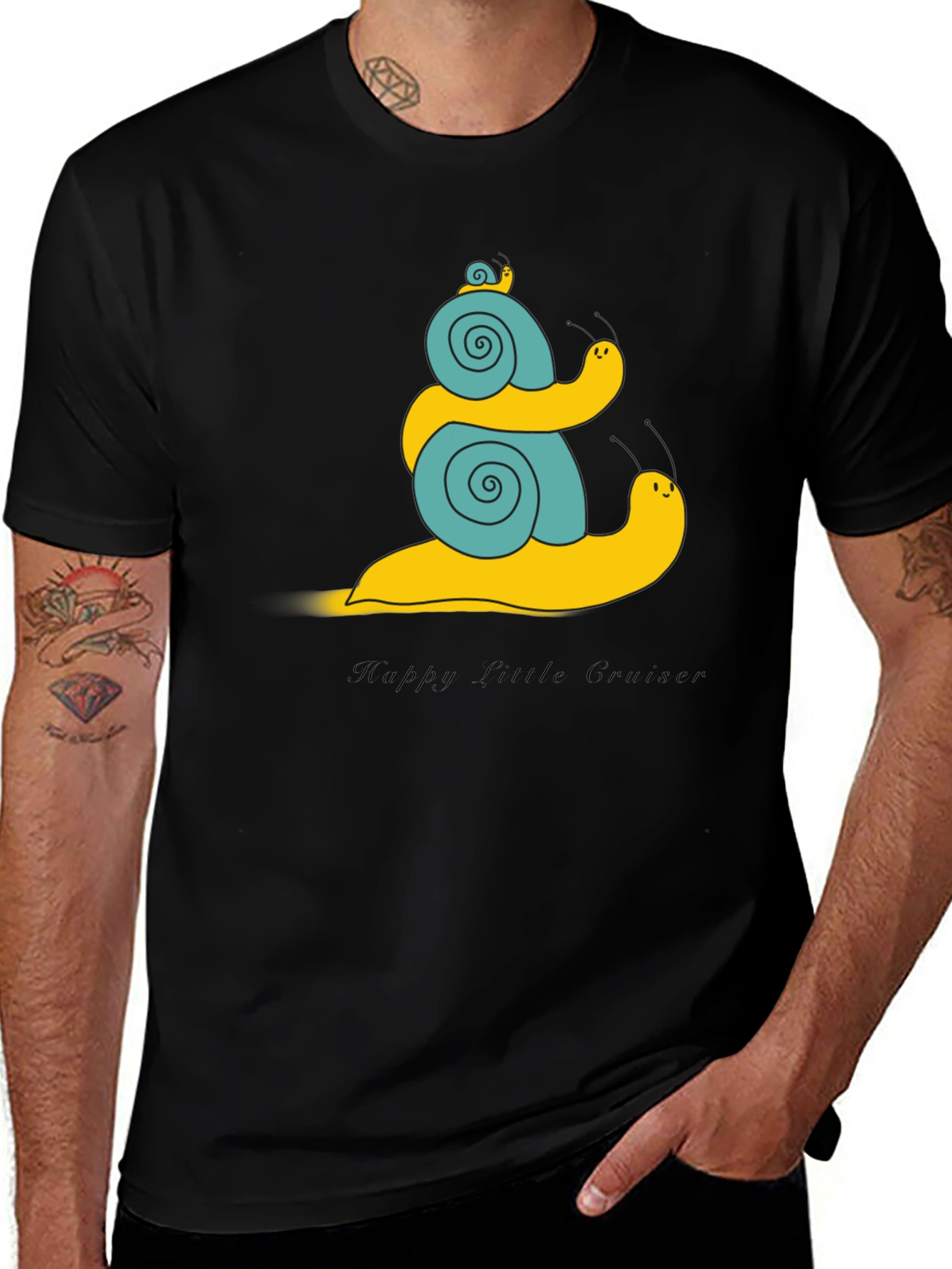 Cute Snail Family T-Shirt