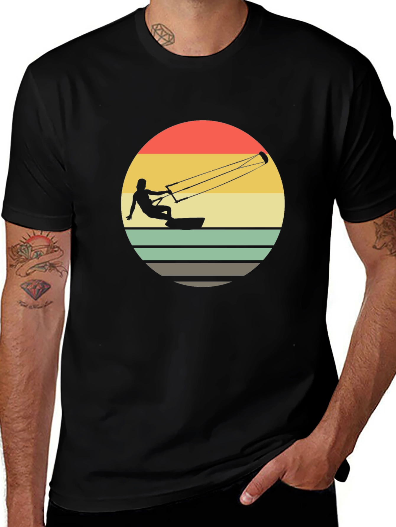 Variant 3 of Retro Windsurfer T-Shirt - Vintage Style Tee