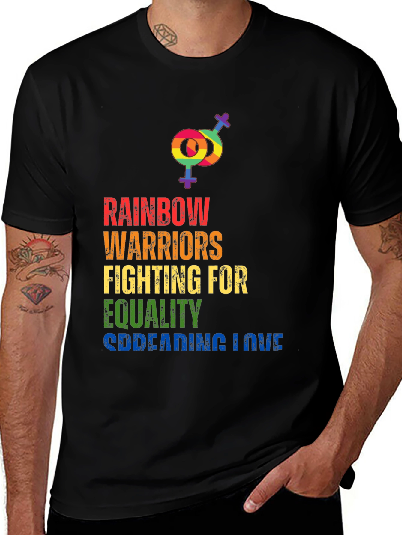Rainbow Warriors Equality Love Pride T-Shirt
