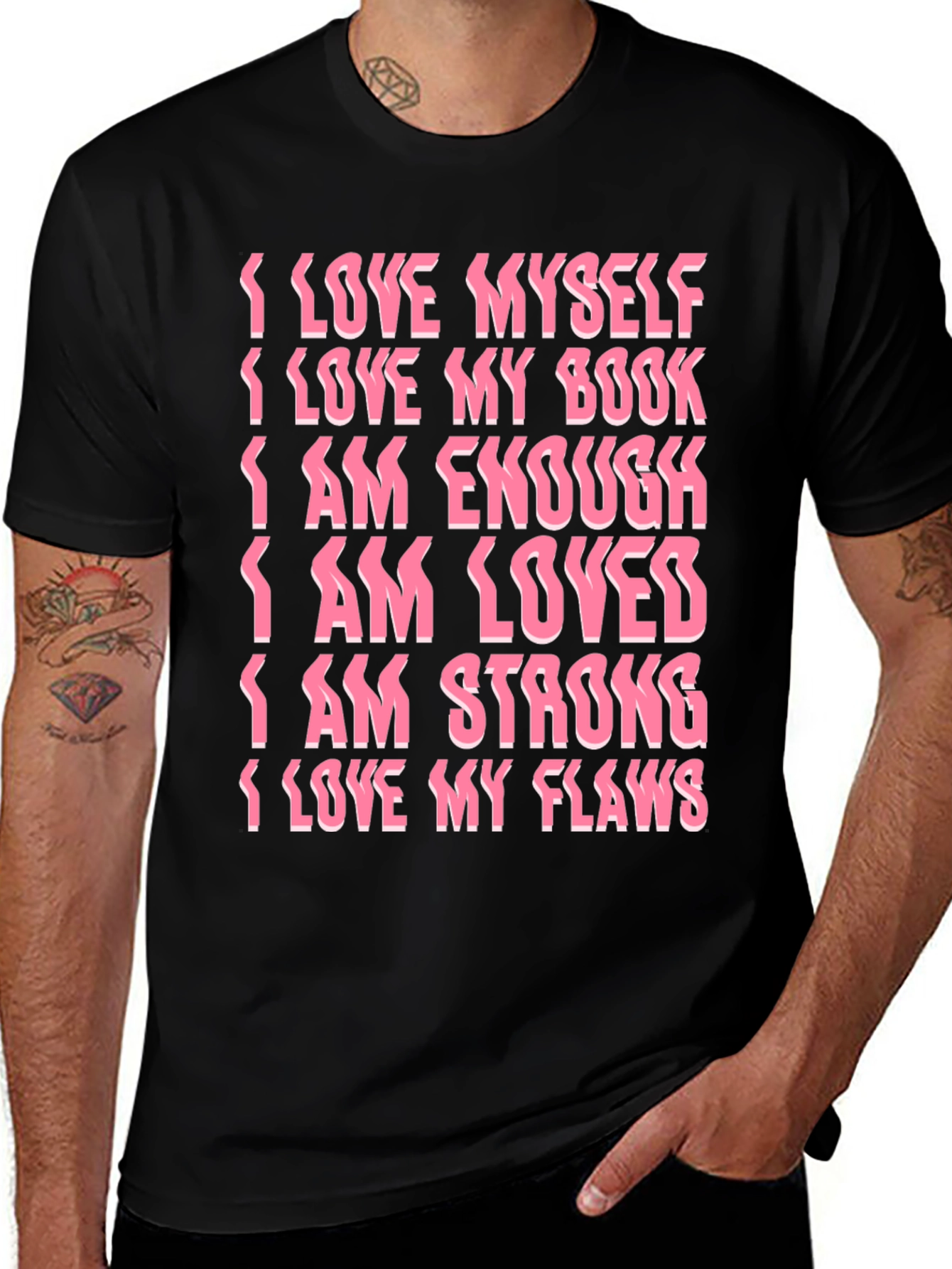 Variant 29 of Affirmation Statement Graphic T-Shirt