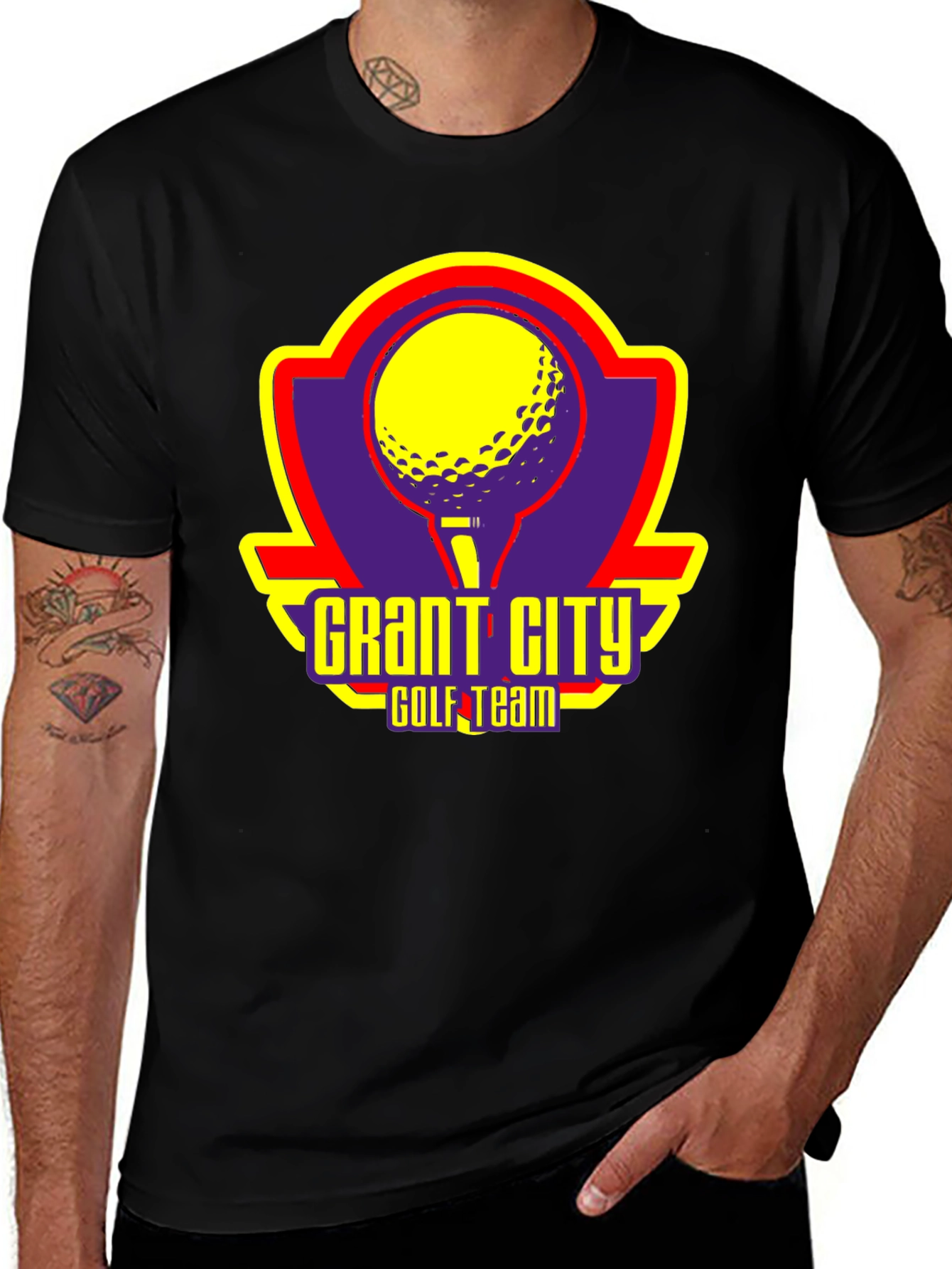 Variant 17 of Grant City Golf Team Black Tee