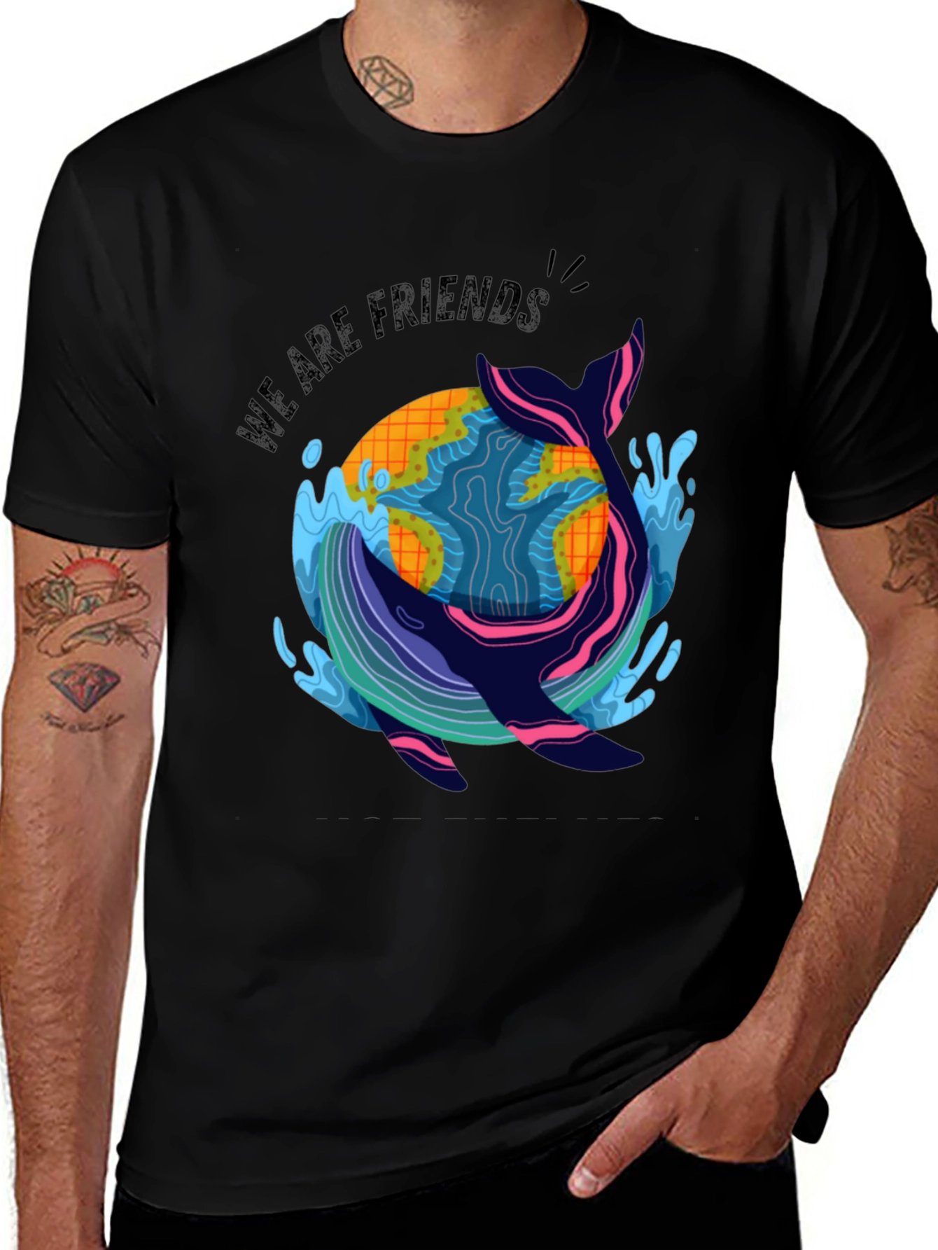 Variant 28 of We are Friends Graphic Tee - Save the Ocean