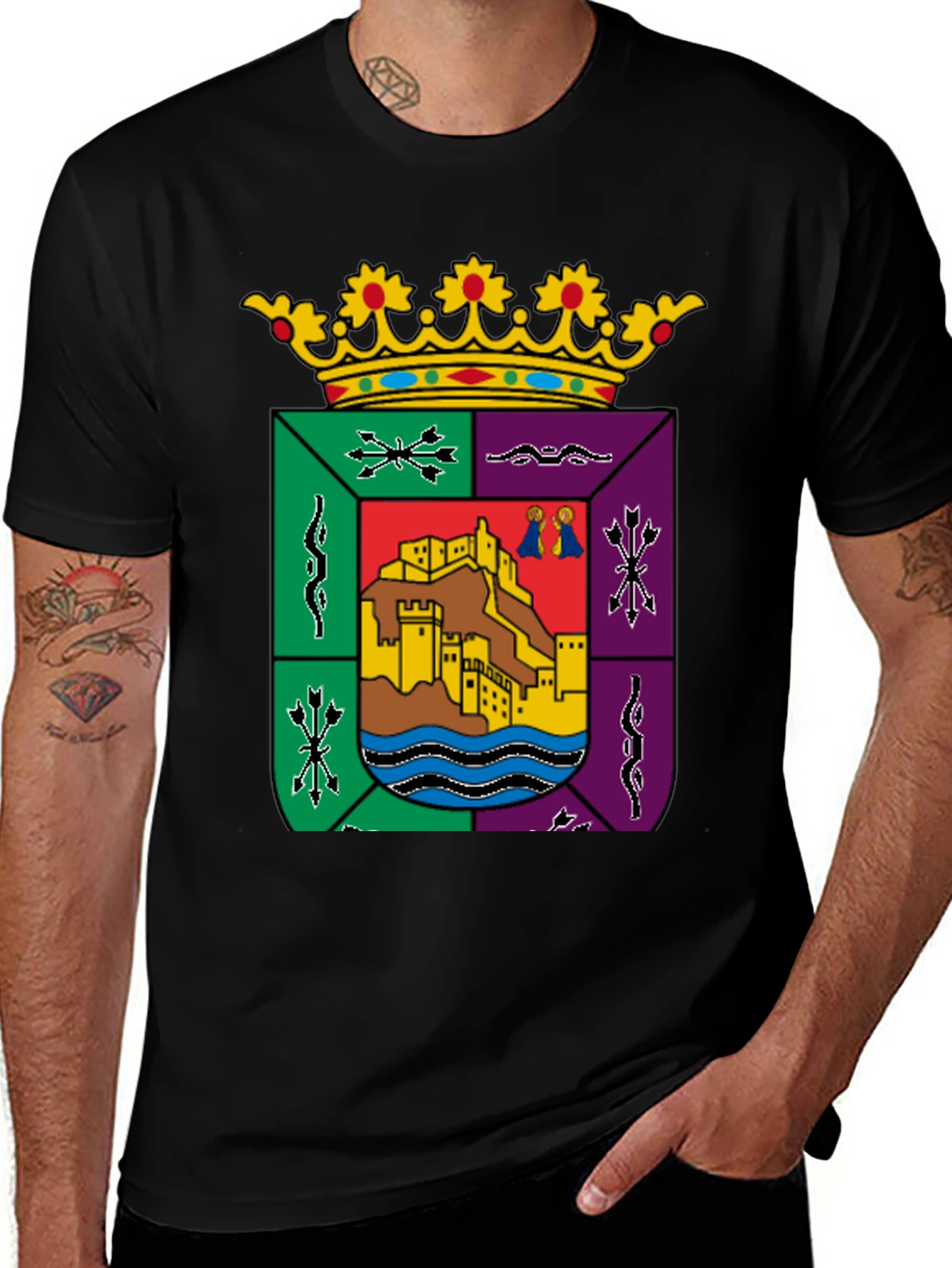 Andalusia Spain Coat of Arms Graphic T-Shirt