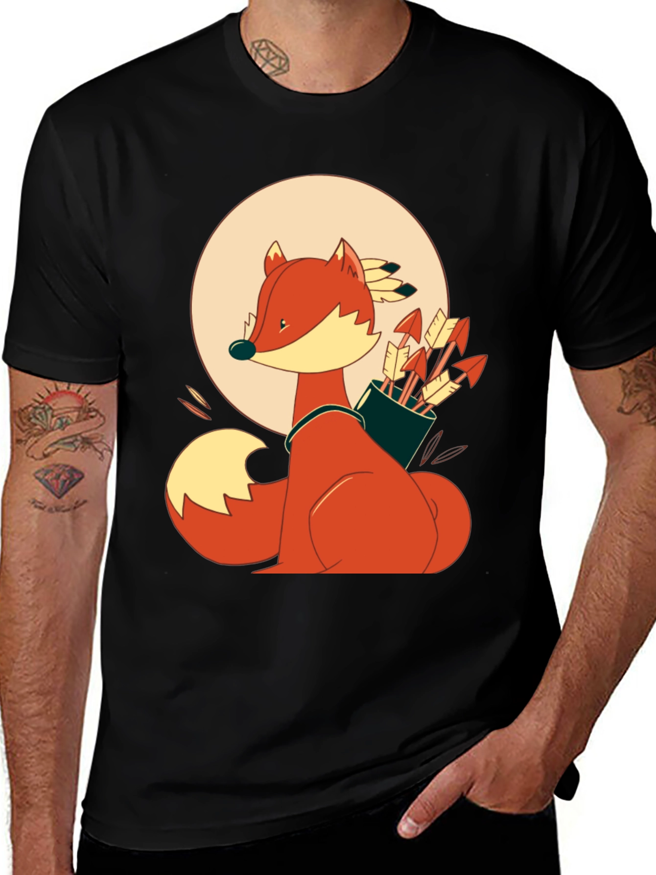Variant 15 of Fox Archer Graphic T-Shirt